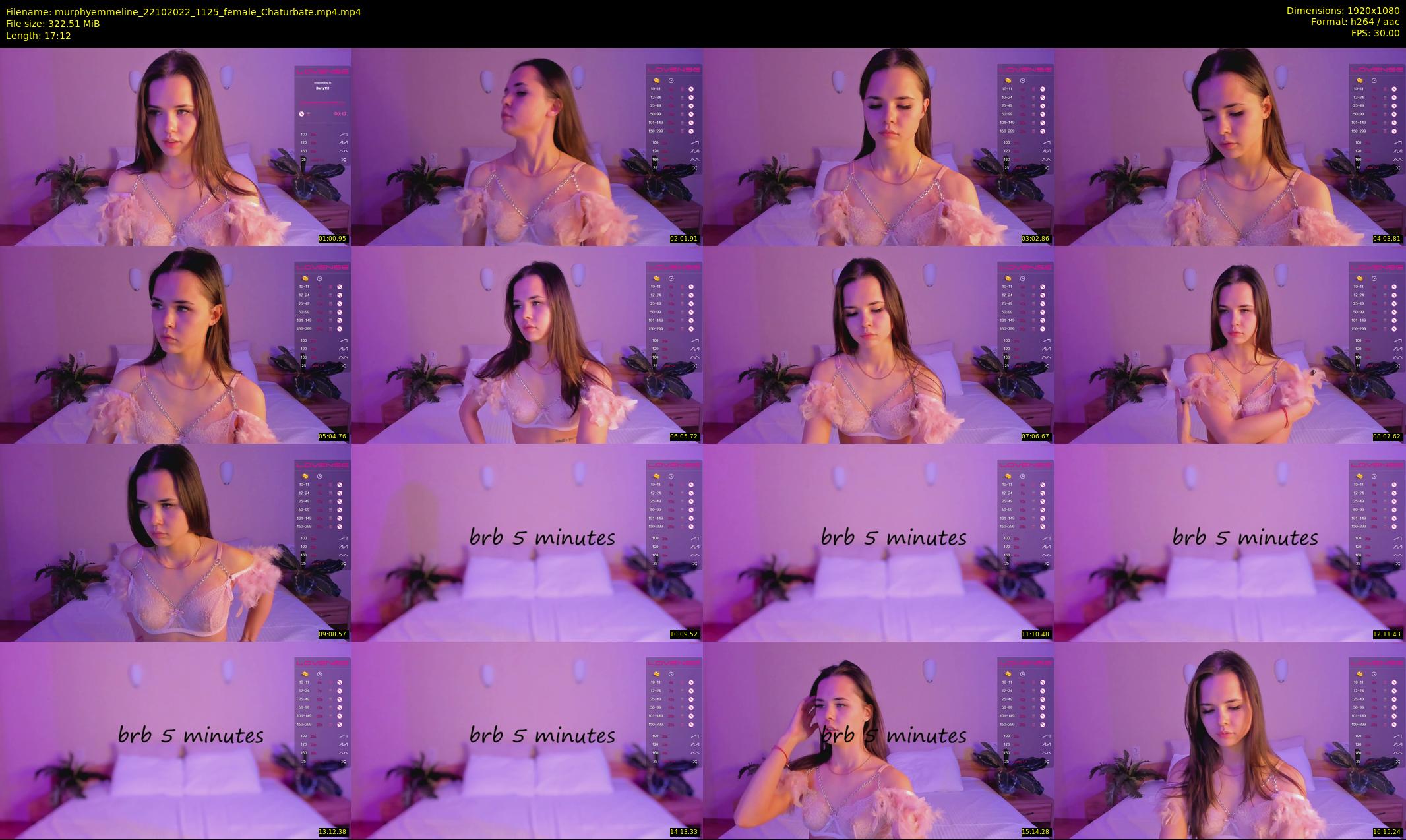 murphyemmeline — 18 minute Chaturbate female cam show recording, 1080p, Oct 22, 2022