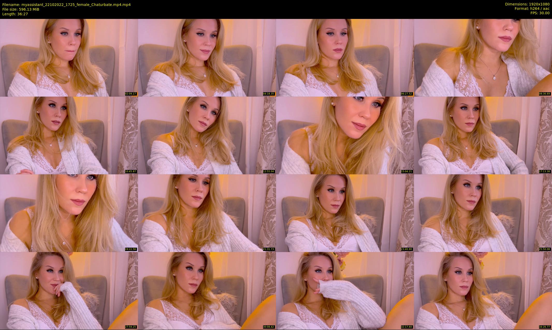 myassistant — 37 minute Chaturbate female cam show recording, 1080p, Oct 22, 2022