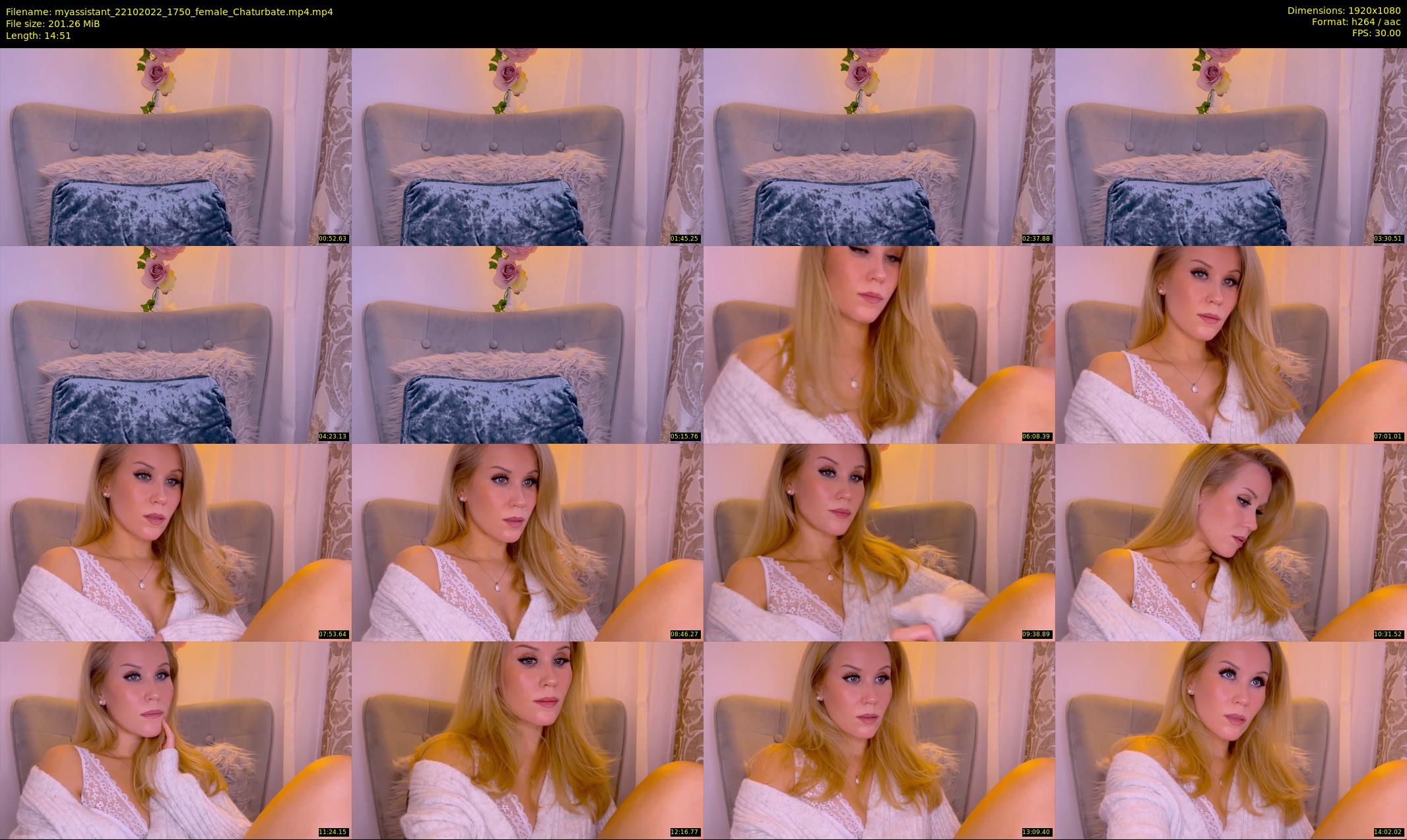 myassistant — 15 minute Chaturbate female cam show recording, 1080p, Oct 22, 2022