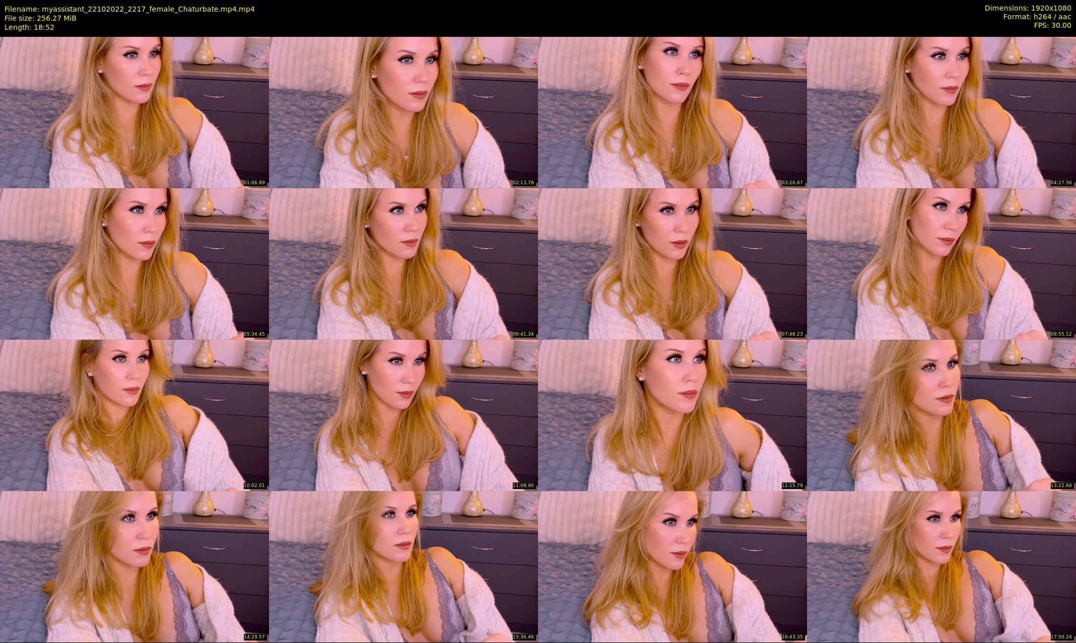 myassistant — 19 minute Chaturbate female cam show recording, 1080p, Oct 22, 2022