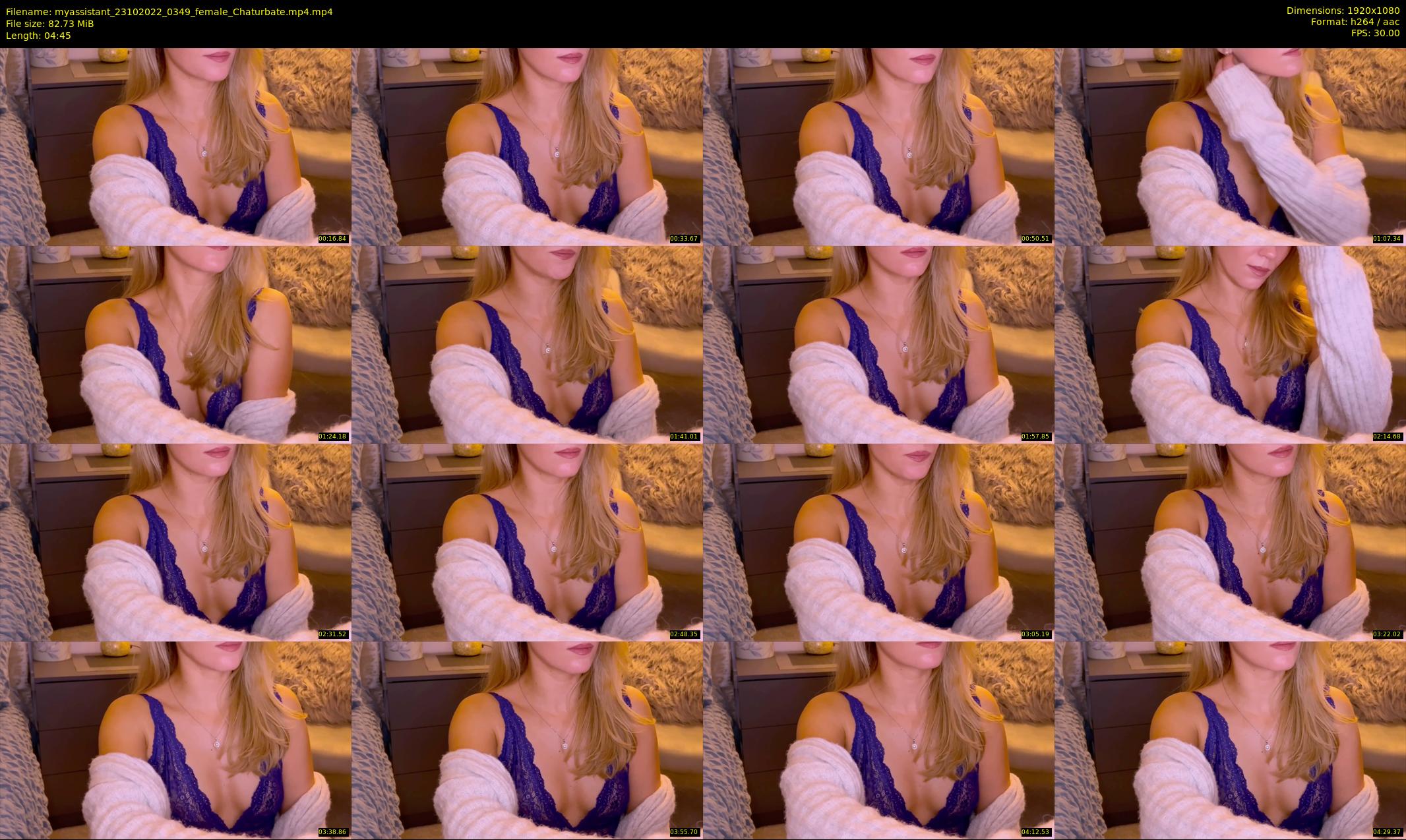 myassistant — 5 minute Chaturbate female cam show recording, 1080p, Oct 23, 2022