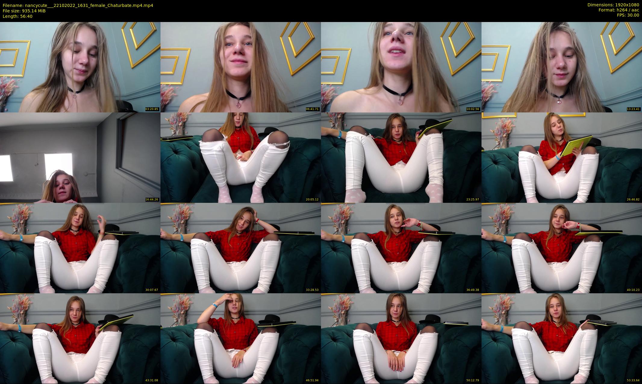 nancycute__ — 57 minute Chaturbate female cam show recording, 1080p, Oct 22, 2022