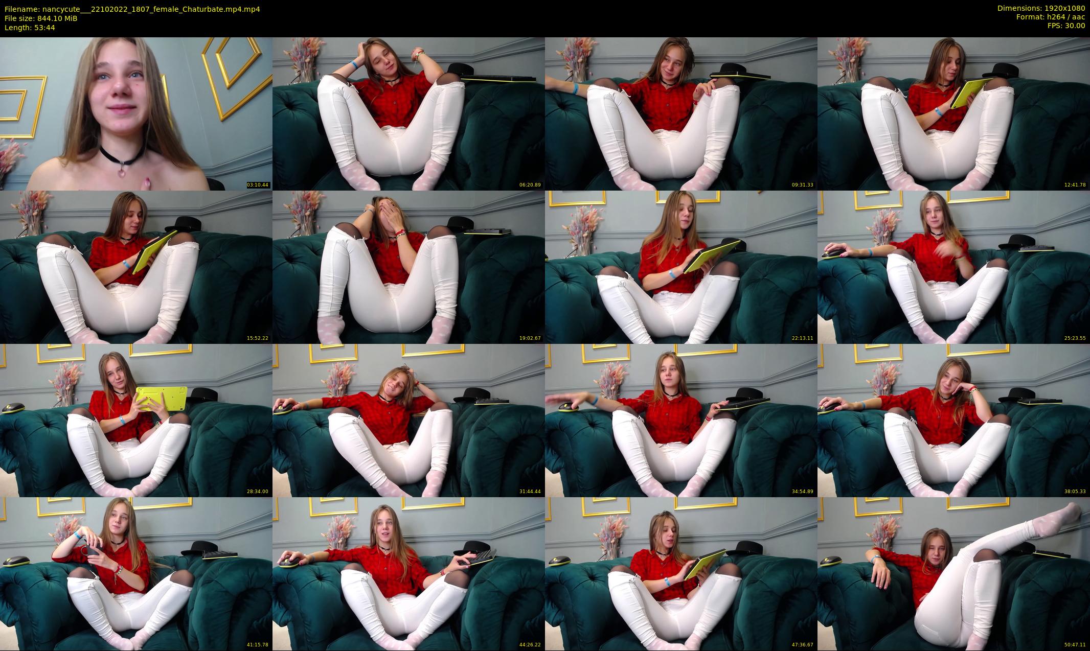 nancycute__ — 54 minute Chaturbate female cam show recording, 1080p, Oct 22, 2022
