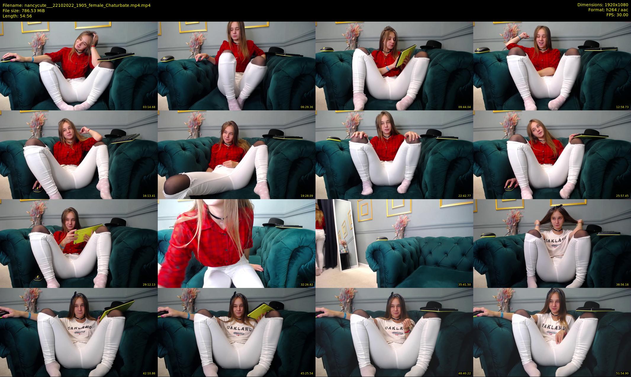 nancycute__ — 55 minute Chaturbate female cam show recording, 1080p, Oct 22, 2022