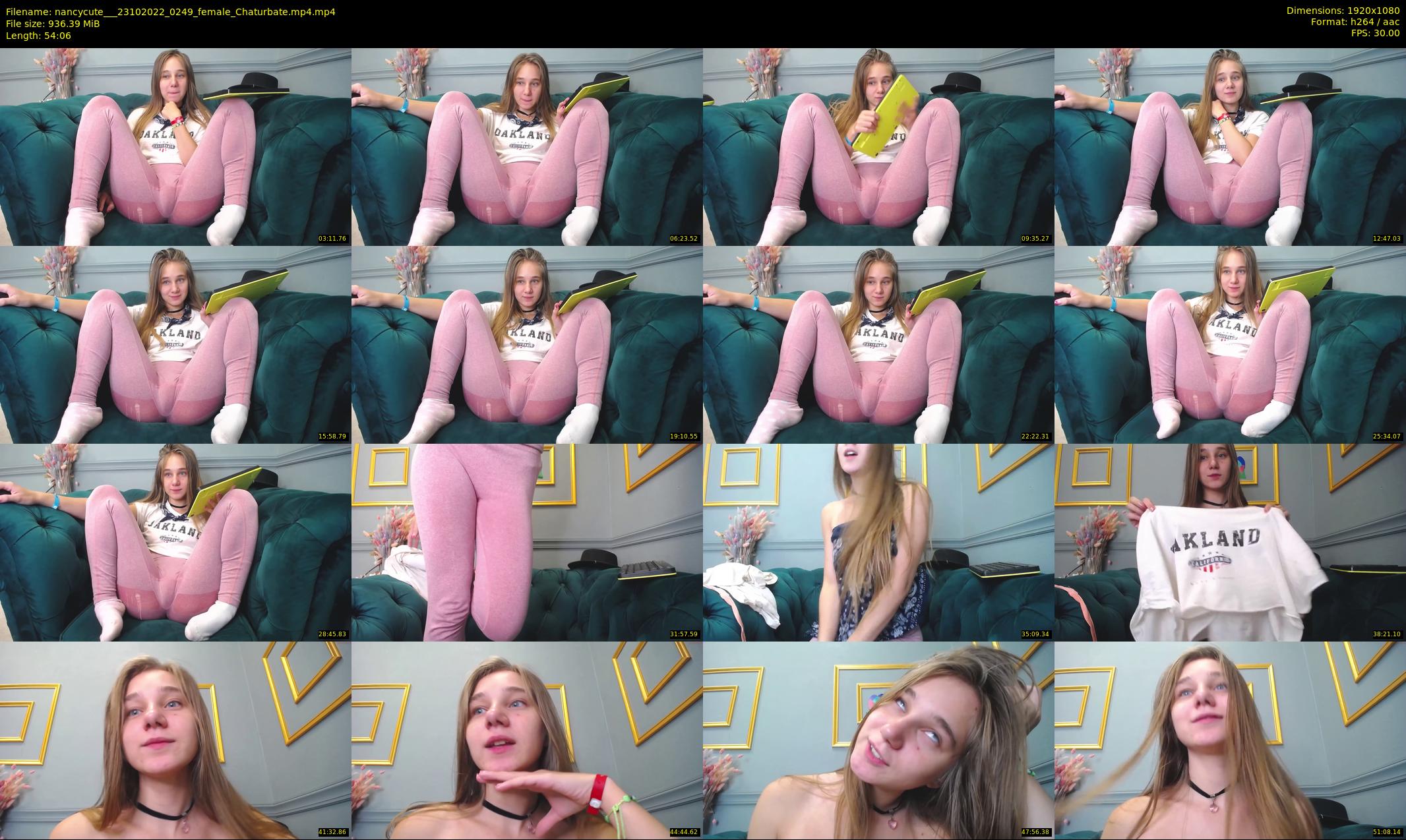 nancycute__ — 55 minute Chaturbate female cam show recording, 1080p, Oct 23, 2022