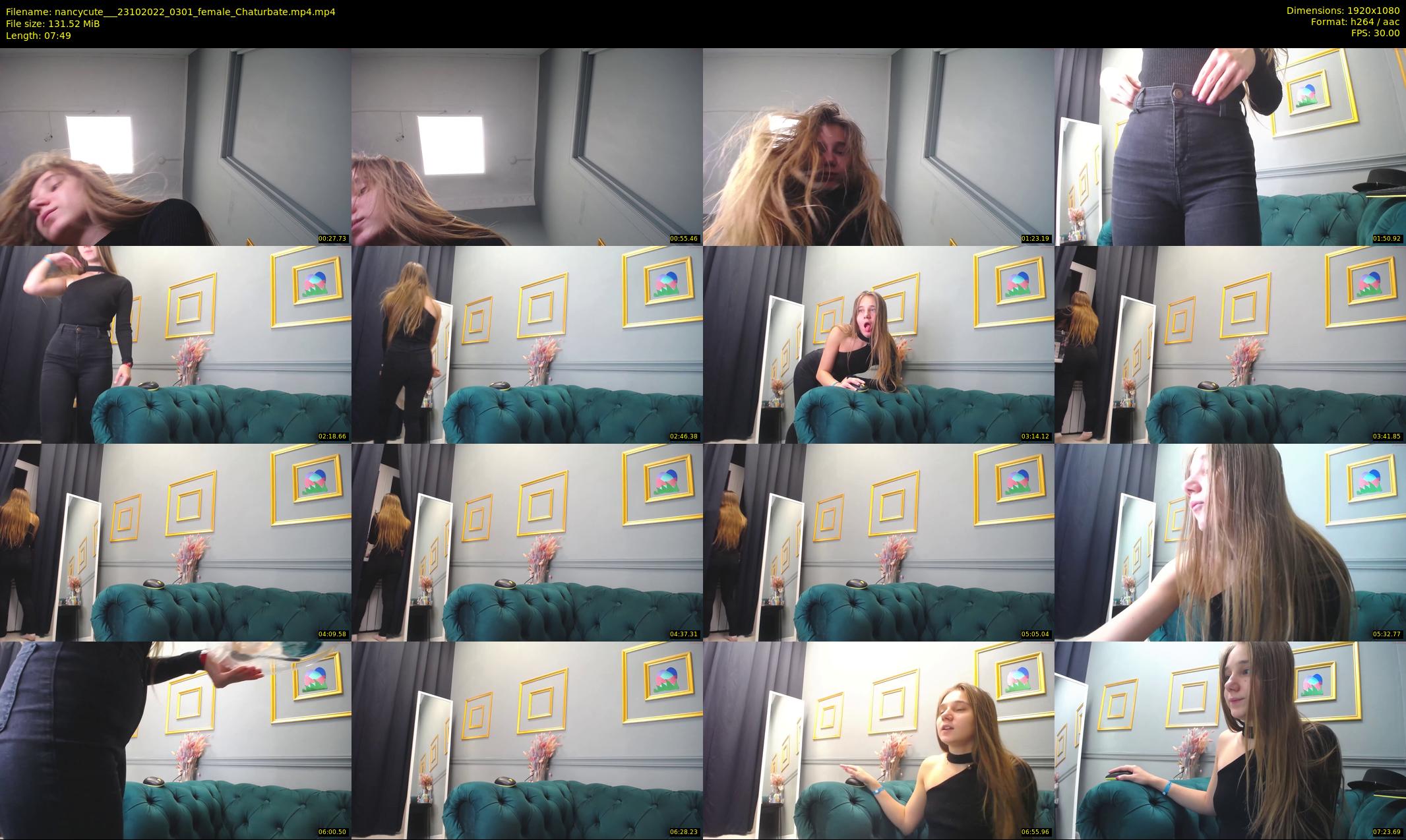 nancycute__ — 8 minute Chaturbate female cam show recording, 1080p, Oct 23, 2022