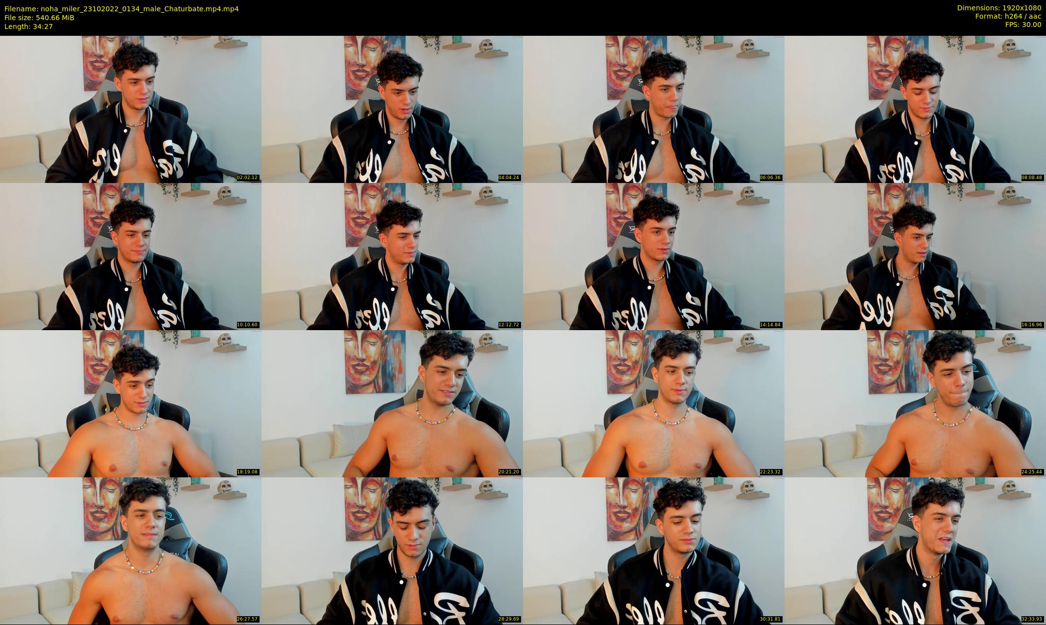 noha_miler — 35 minute Chaturbate male cam show recording, 1080p, Oct 23, 2022