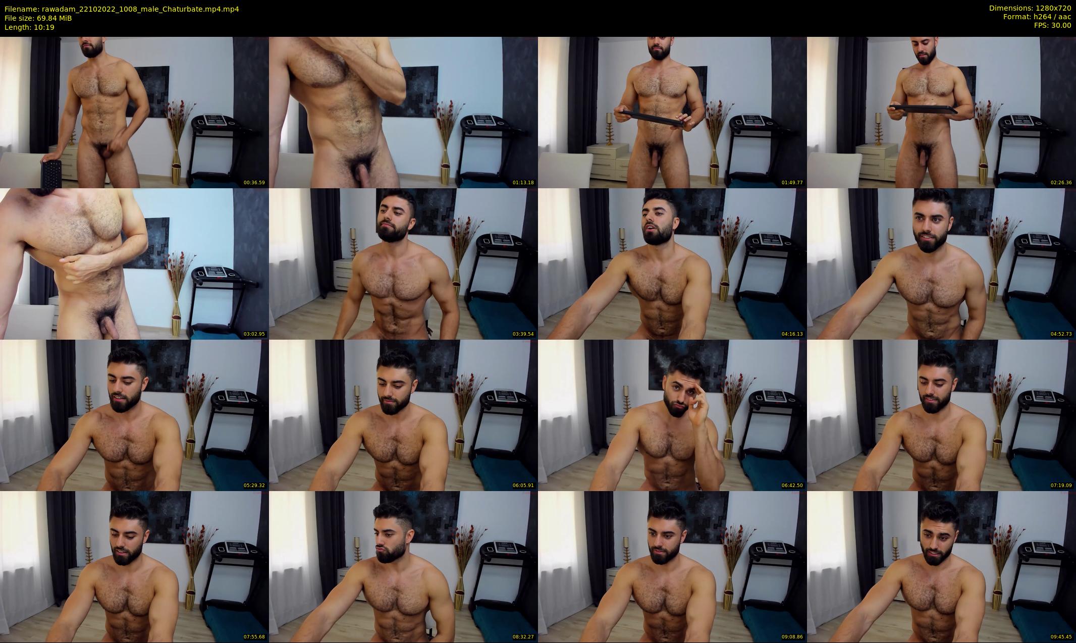 rawadam — 11 minute Chaturbate male cam show recording, 720p, Oct 22, 2022