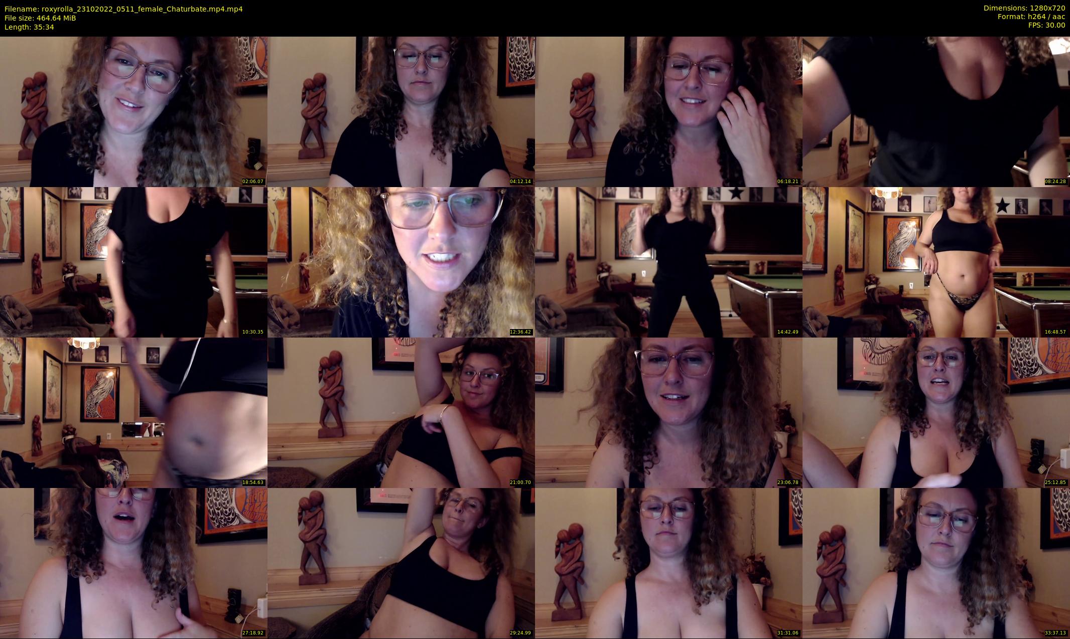 roxyrolla — 36 minute Chaturbate female cam show recording, 720p, Oct 23, 2022