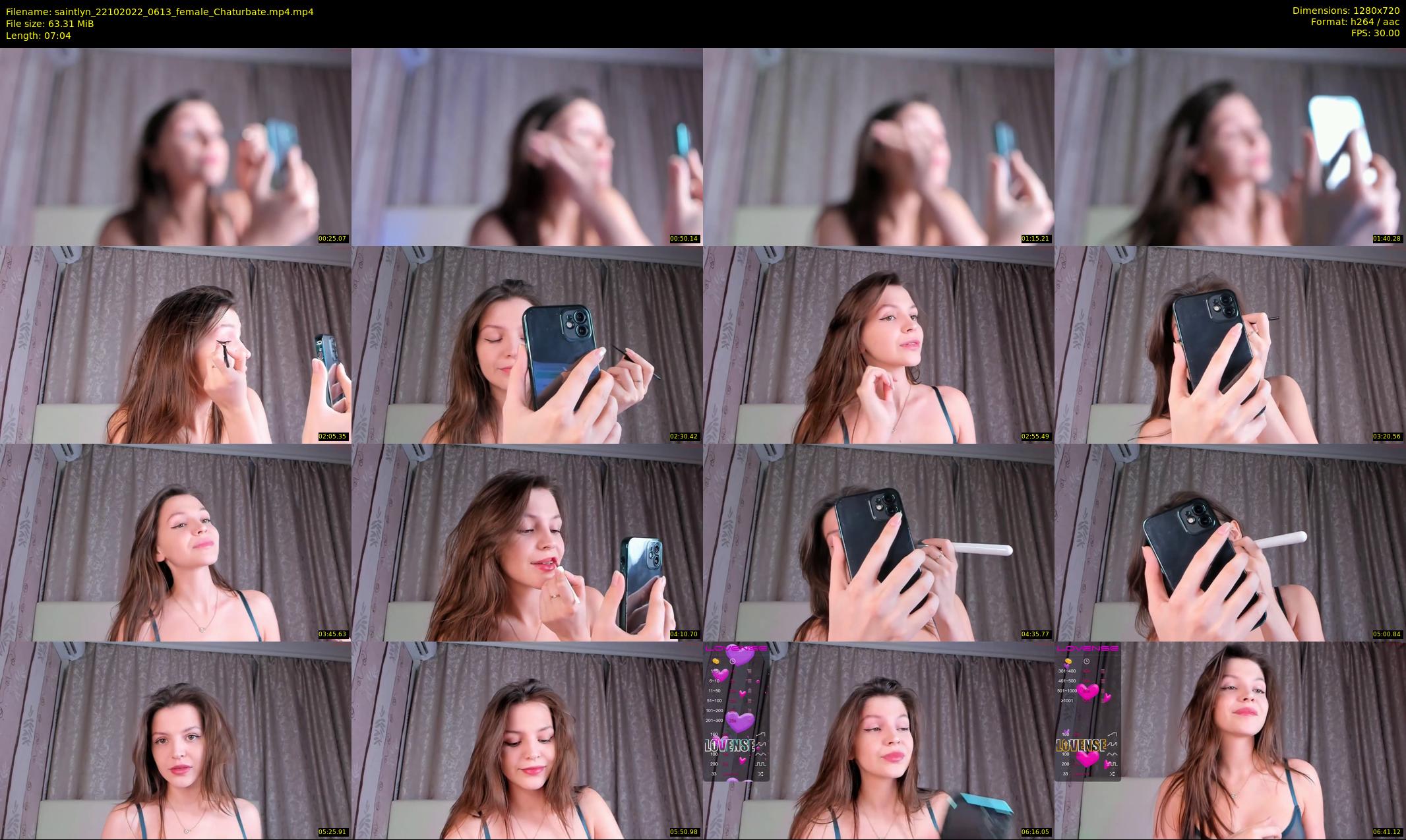 saintlyn — 8 minute Chaturbate female cam show recording, 720p, Oct 22, 2022
