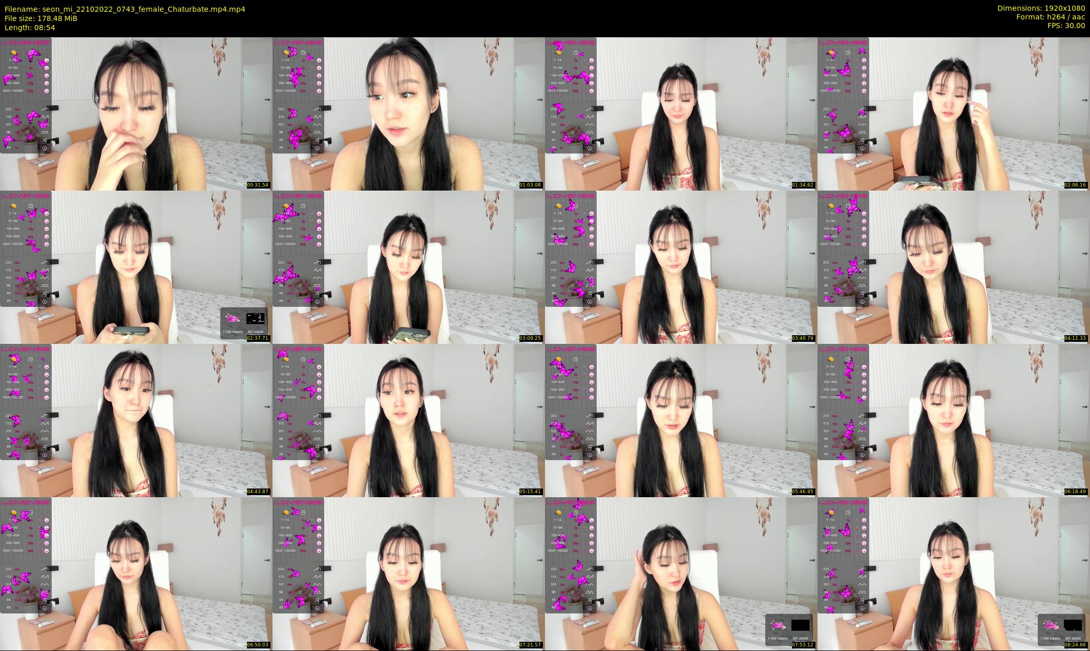 seon_mi — 9 minute Chaturbate female cam show recording, 1080p, Oct 22, 2022