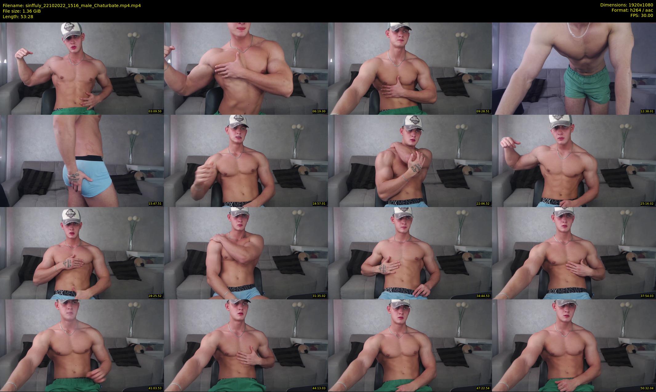 sinffuly — 54 minute Chaturbate male cam show recording, 1080p, Oct 22, 2022