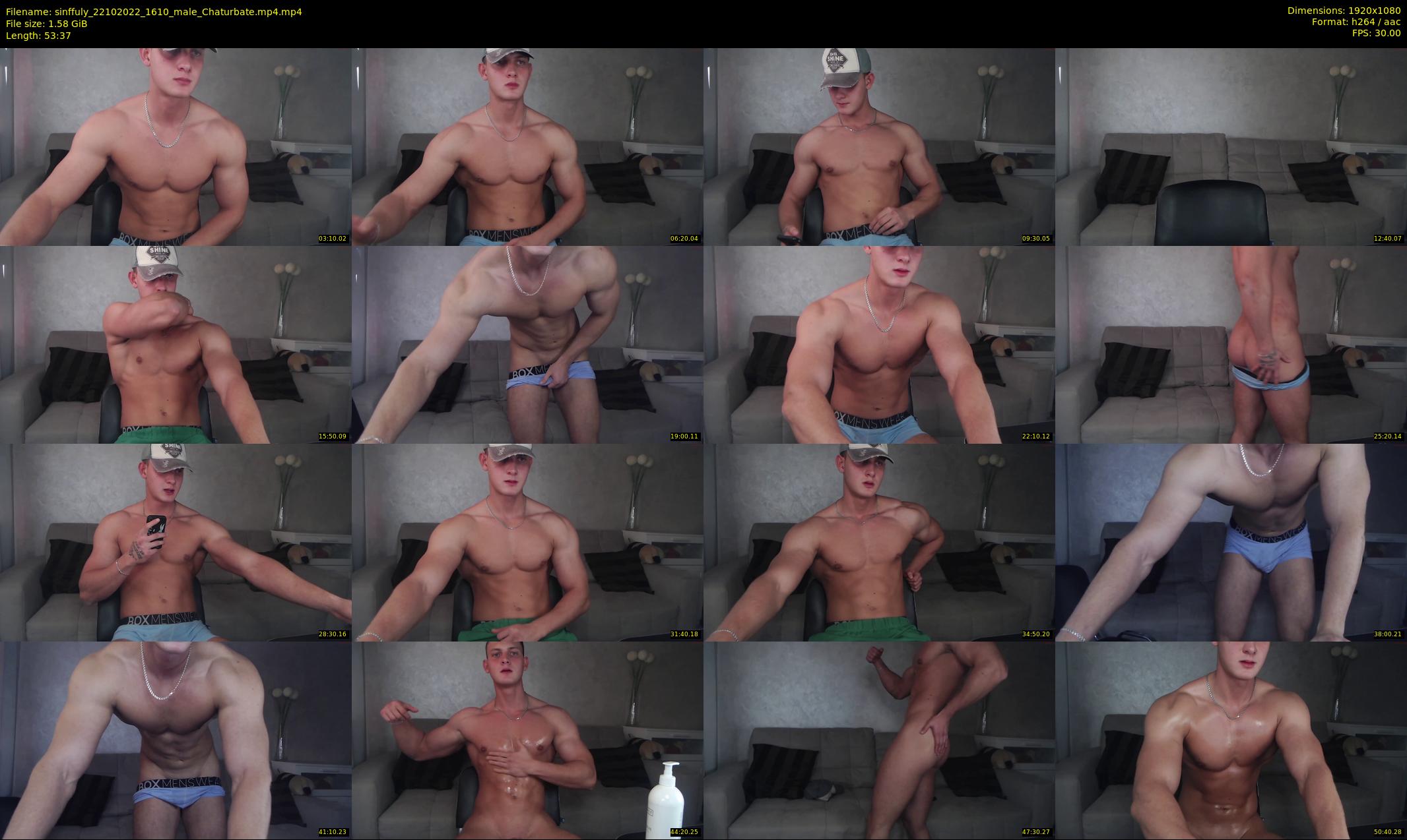 sinffuly — 54 minute Chaturbate male cam show recording, 1080p, Oct 22, 2022