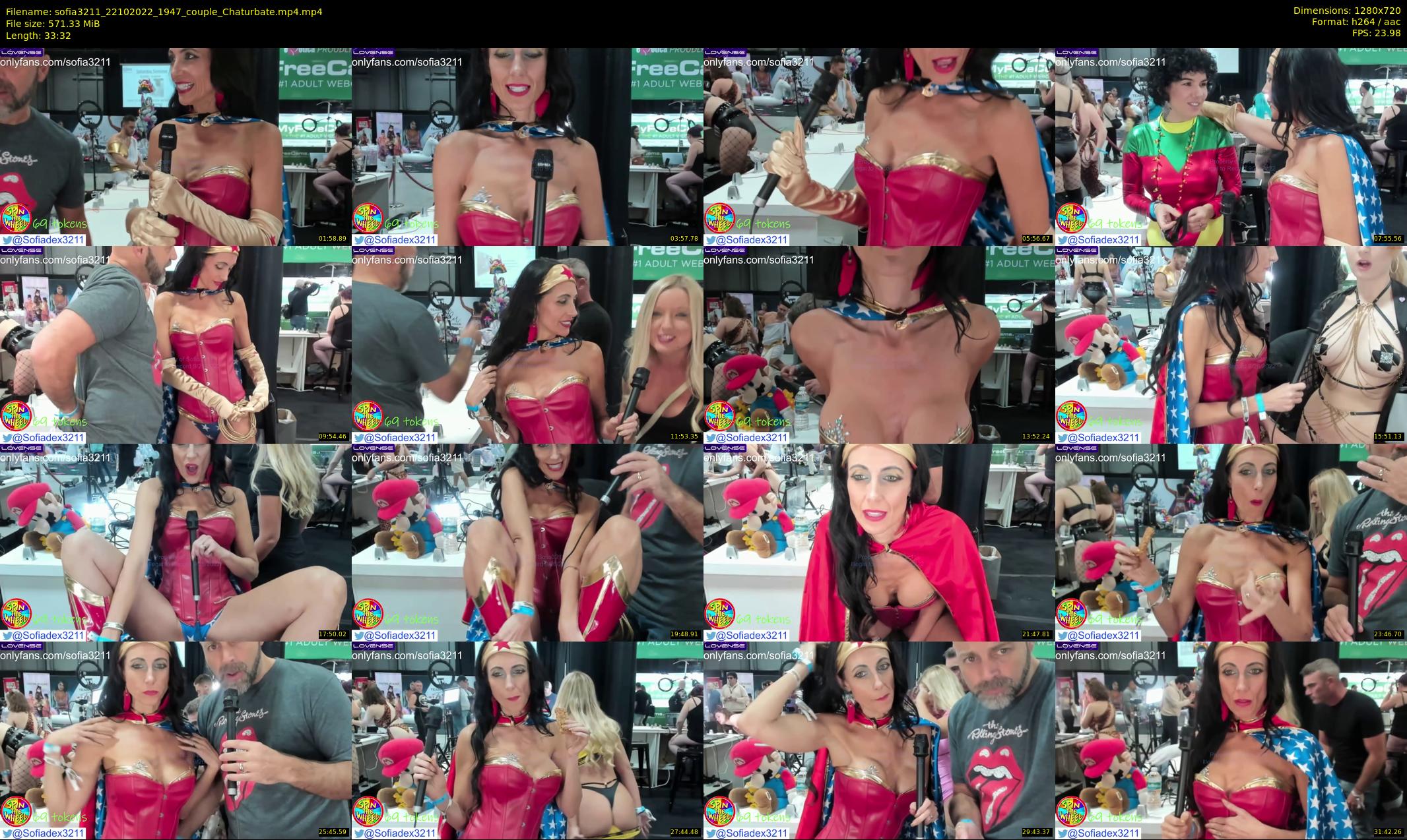 sofia3211 — 34 minute Chaturbate couple cam show recording, 720p, Oct 22, 2022