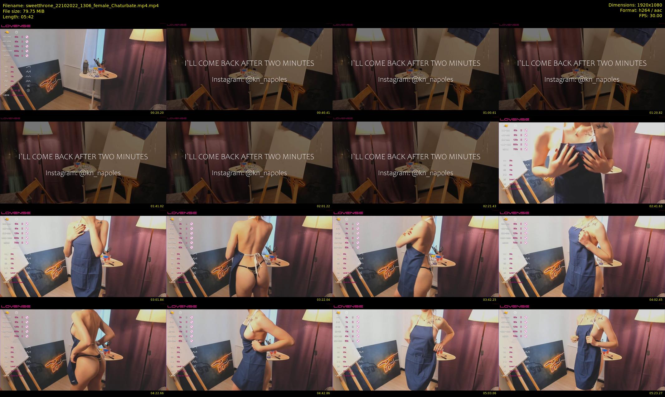 sweetthrone — 6 minute Chaturbate couple cam show recording, 1080p, Oct 22, 2022