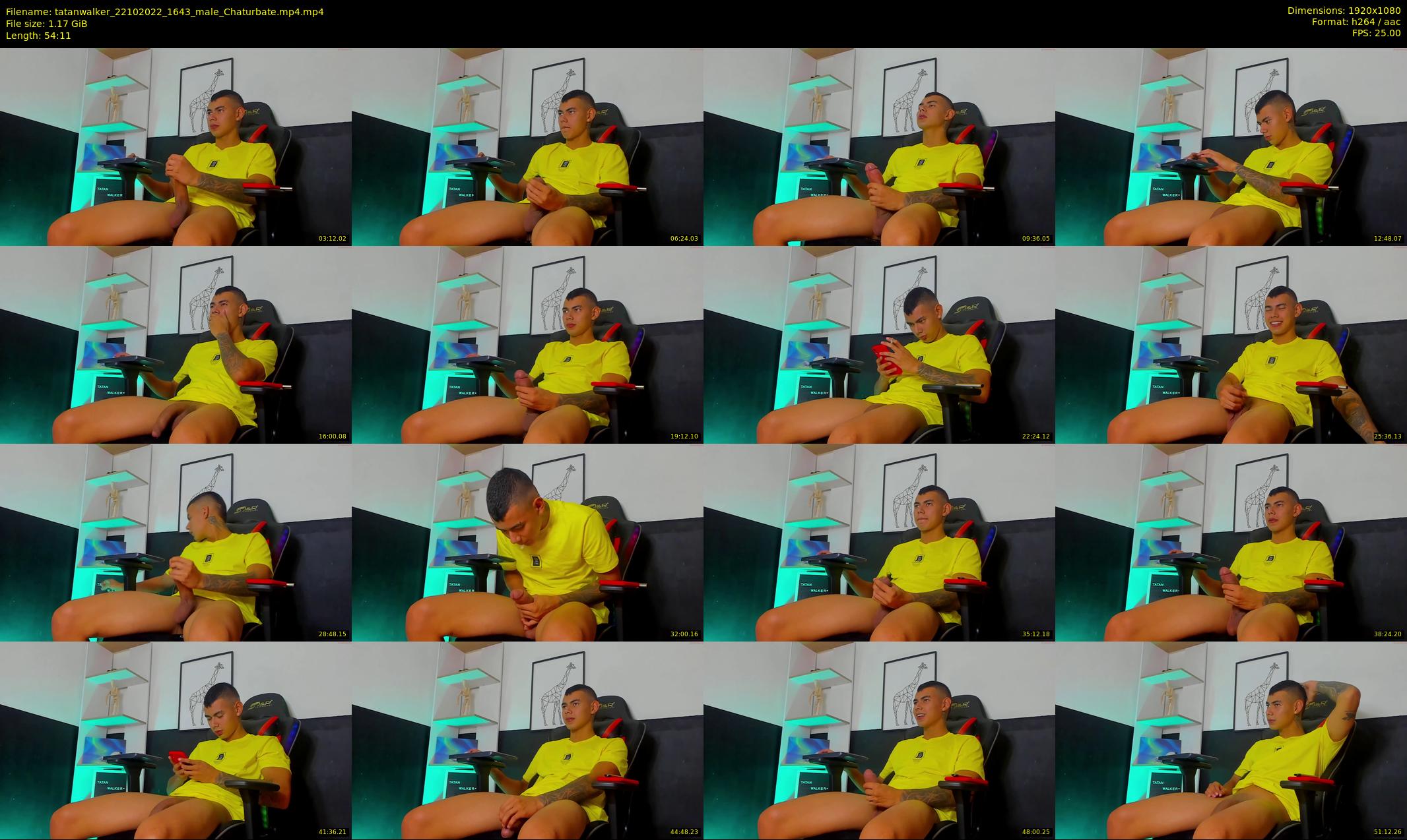 tatanwalker — 55 minute Chaturbate male cam show recording, 1080p, Oct 22, 2022