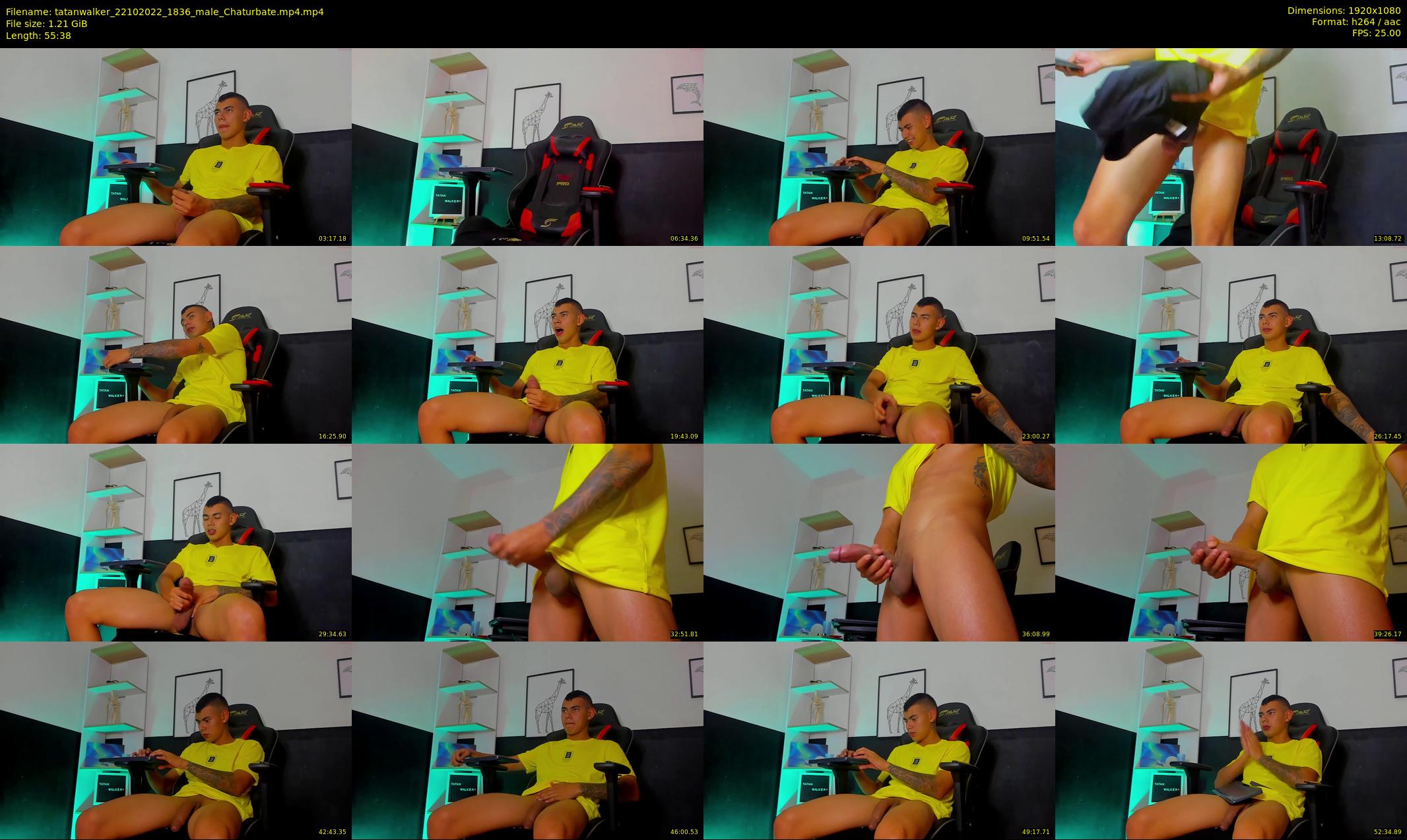 tatanwalker — 56 minute Chaturbate male cam show recording, 1080p, Oct 22, 2022