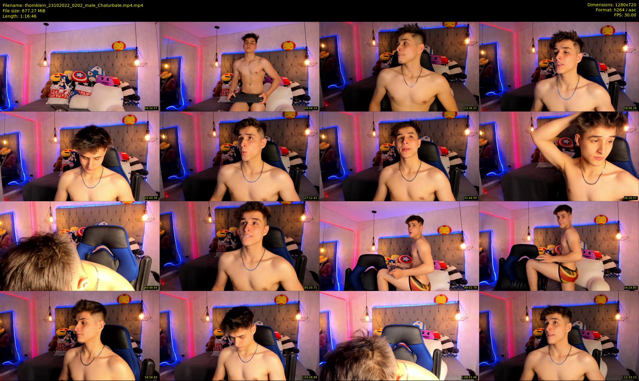 thomklein — 77 minute Chaturbate male cam show recording, 720p, Oct 23, 2022