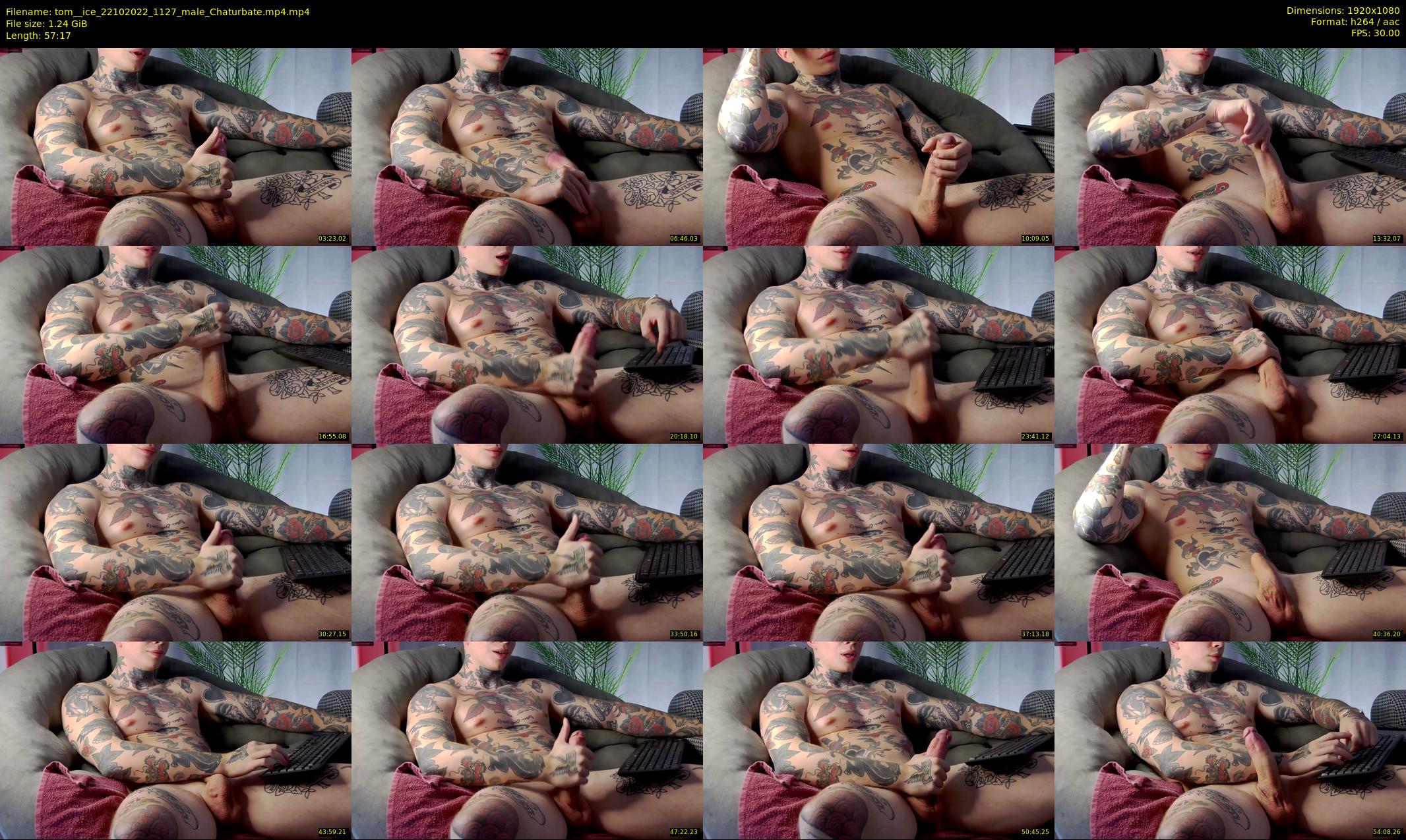tom__ice — 58 minute Chaturbate male cam show recording, 1080p, Oct 22, 2022