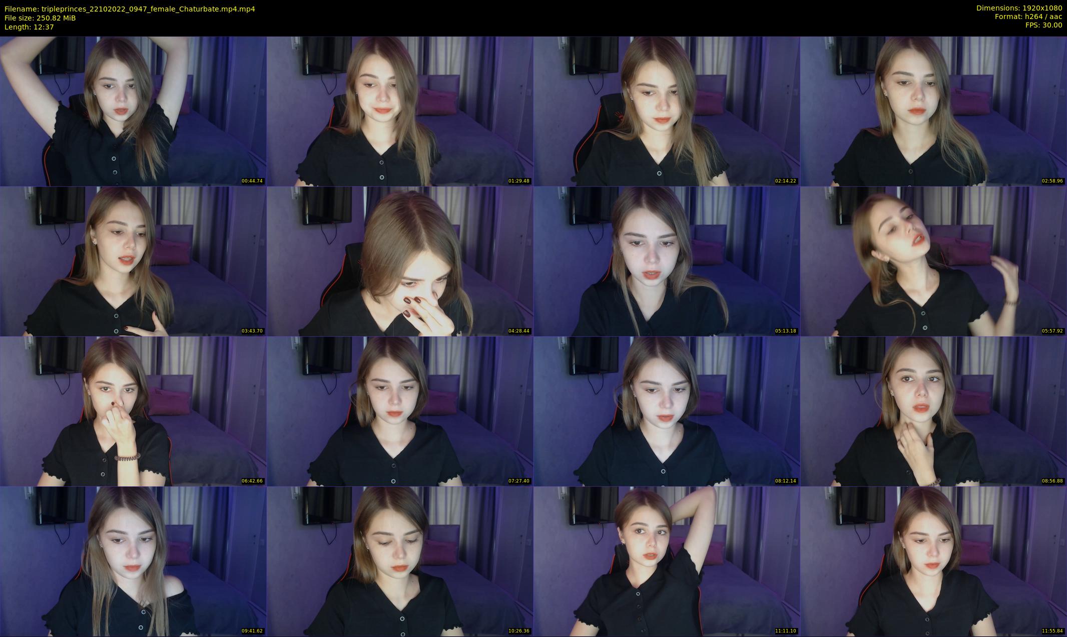 tripleprinces — 13 minute Chaturbate female cam show recording, 1080p, Oct 22, 2022