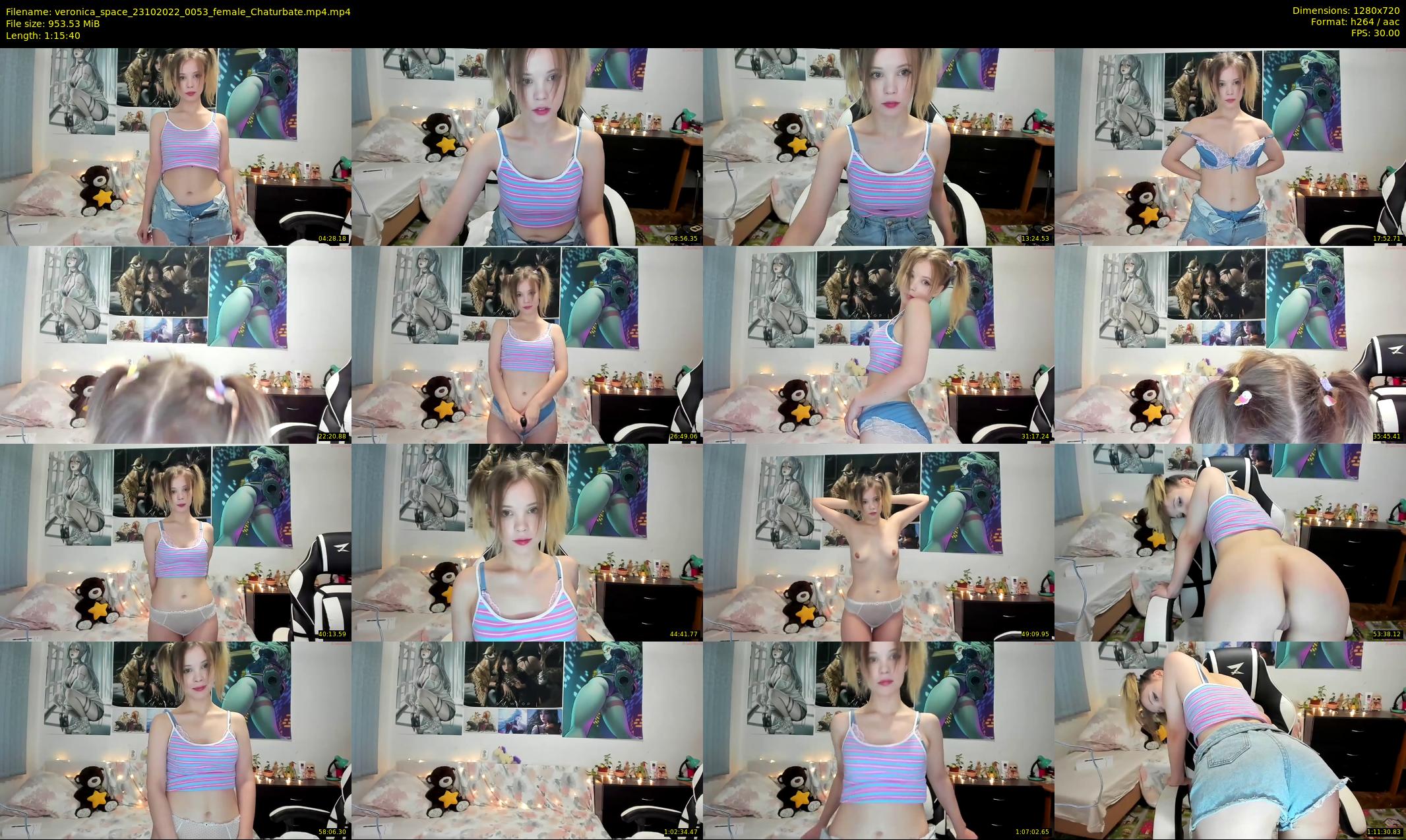 veronica_space — 76 minute Chaturbate female cam show recording, 720p, Oct 23, 2022
