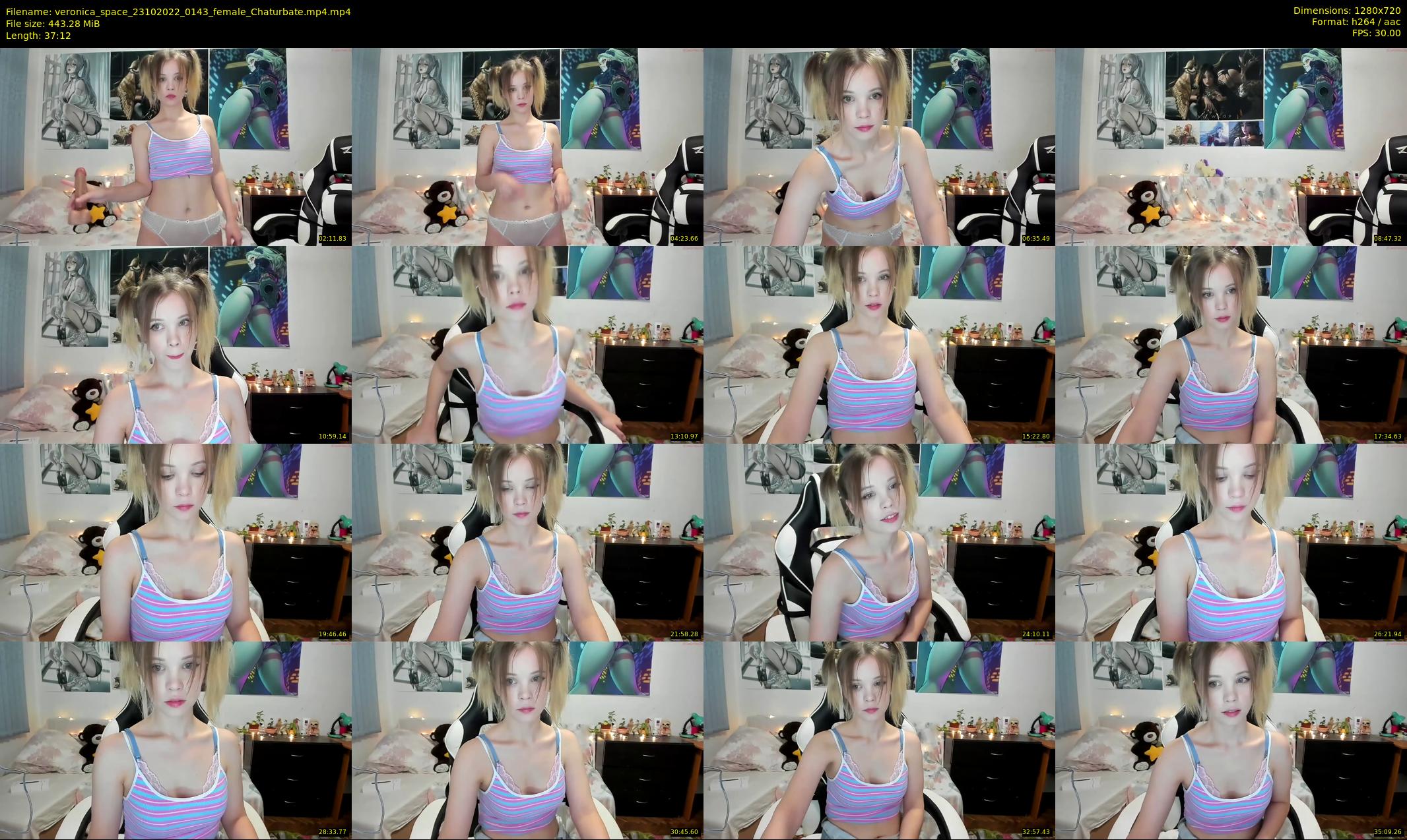 veronica_space — 38 minute Chaturbate female cam show recording, 720p, Oct 23, 2022