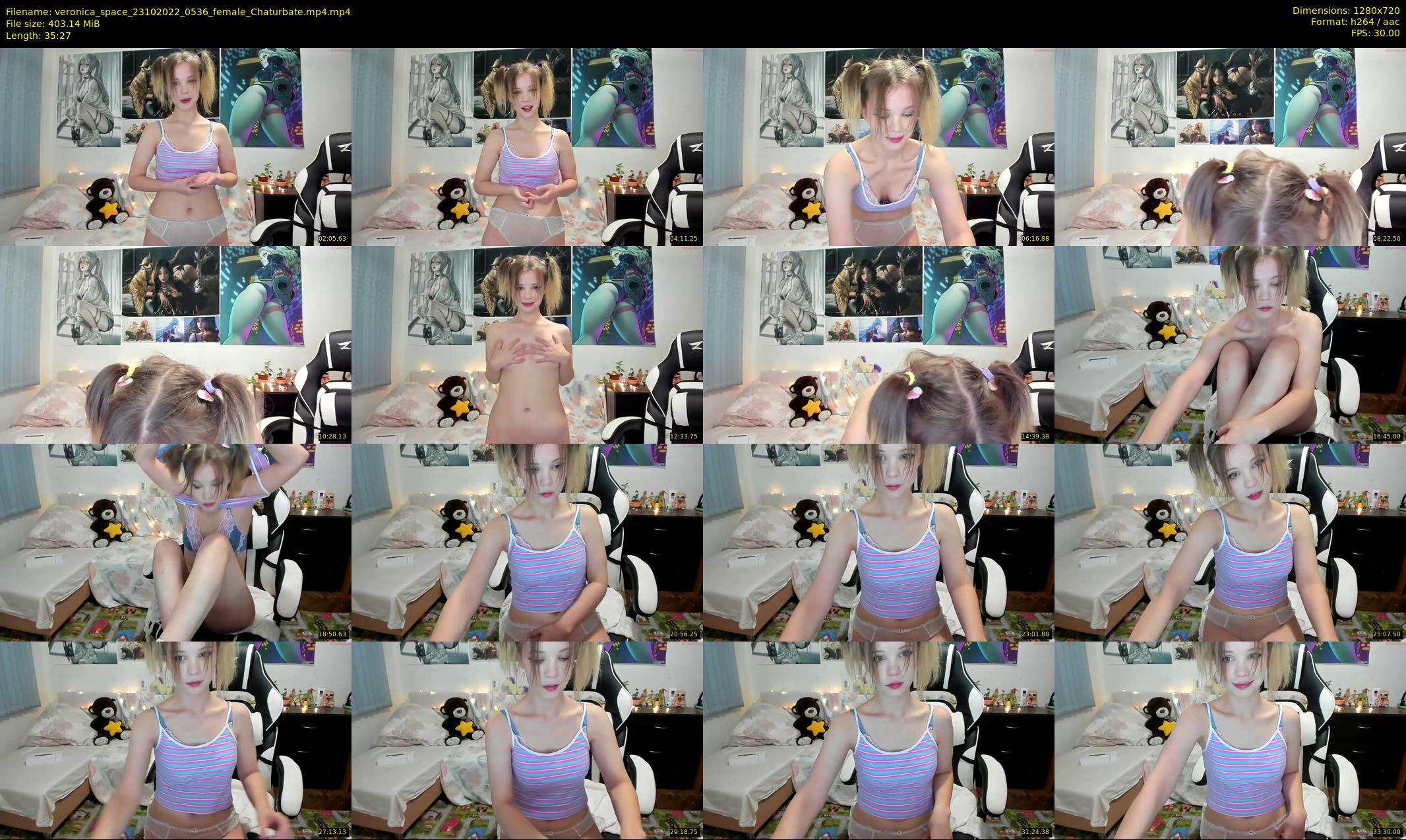 veronica_space — 36 minute Chaturbate female cam show recording, 720p, Oct 23, 2022