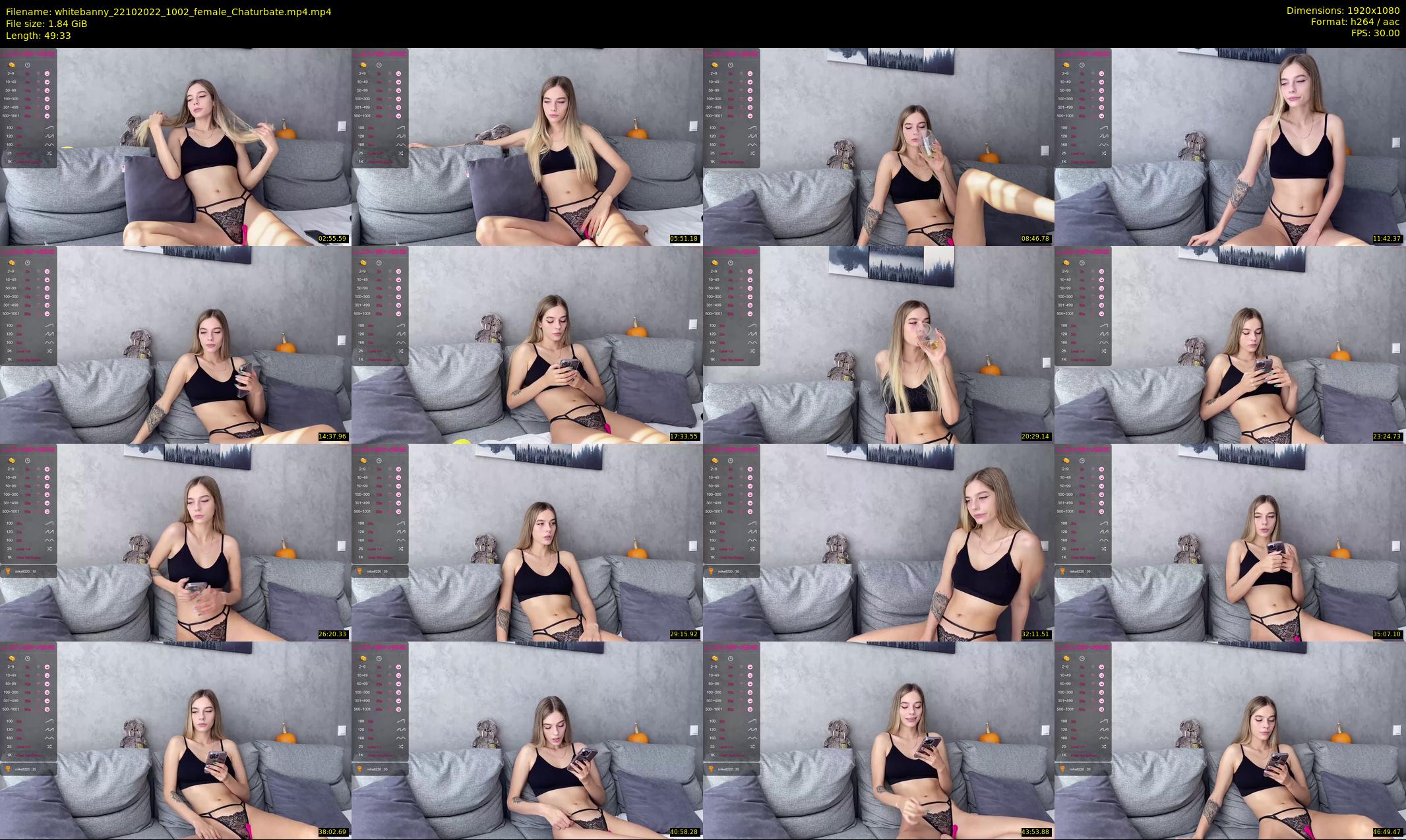 whitebanny — 50 minute Chaturbate couple cam show recording, 1080p, Oct 22, 2022