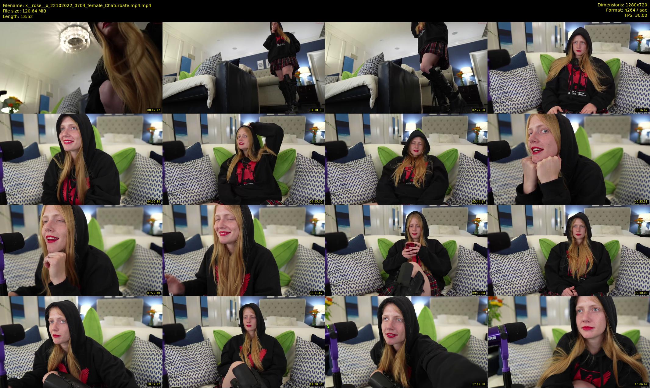 x__rose__x — 14 minute Chaturbate female cam show recording, 720p, Oct 22, 2022