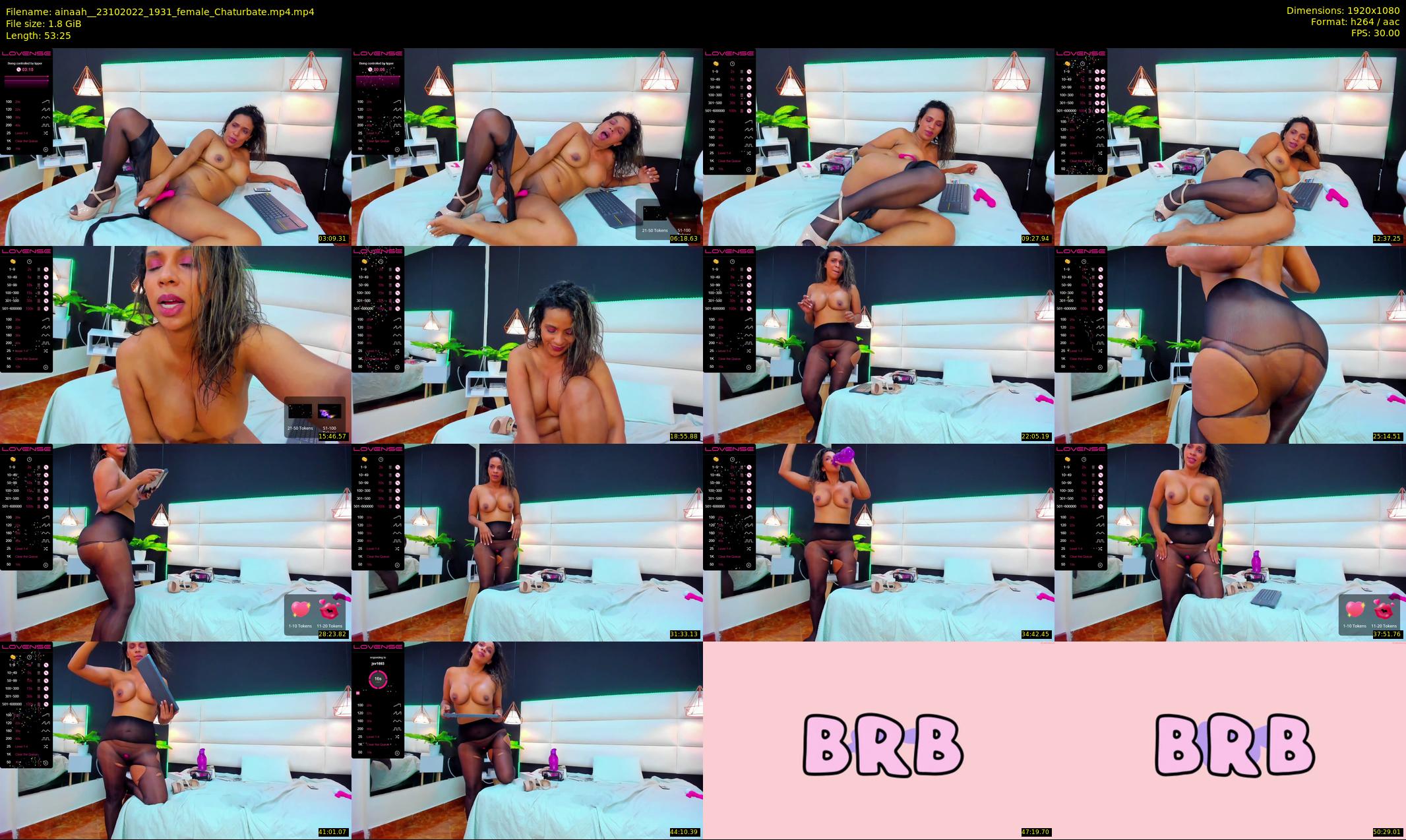 ainaah_ — 54 minute Chaturbate female cam show recording, 1080p, Oct 23, 2022