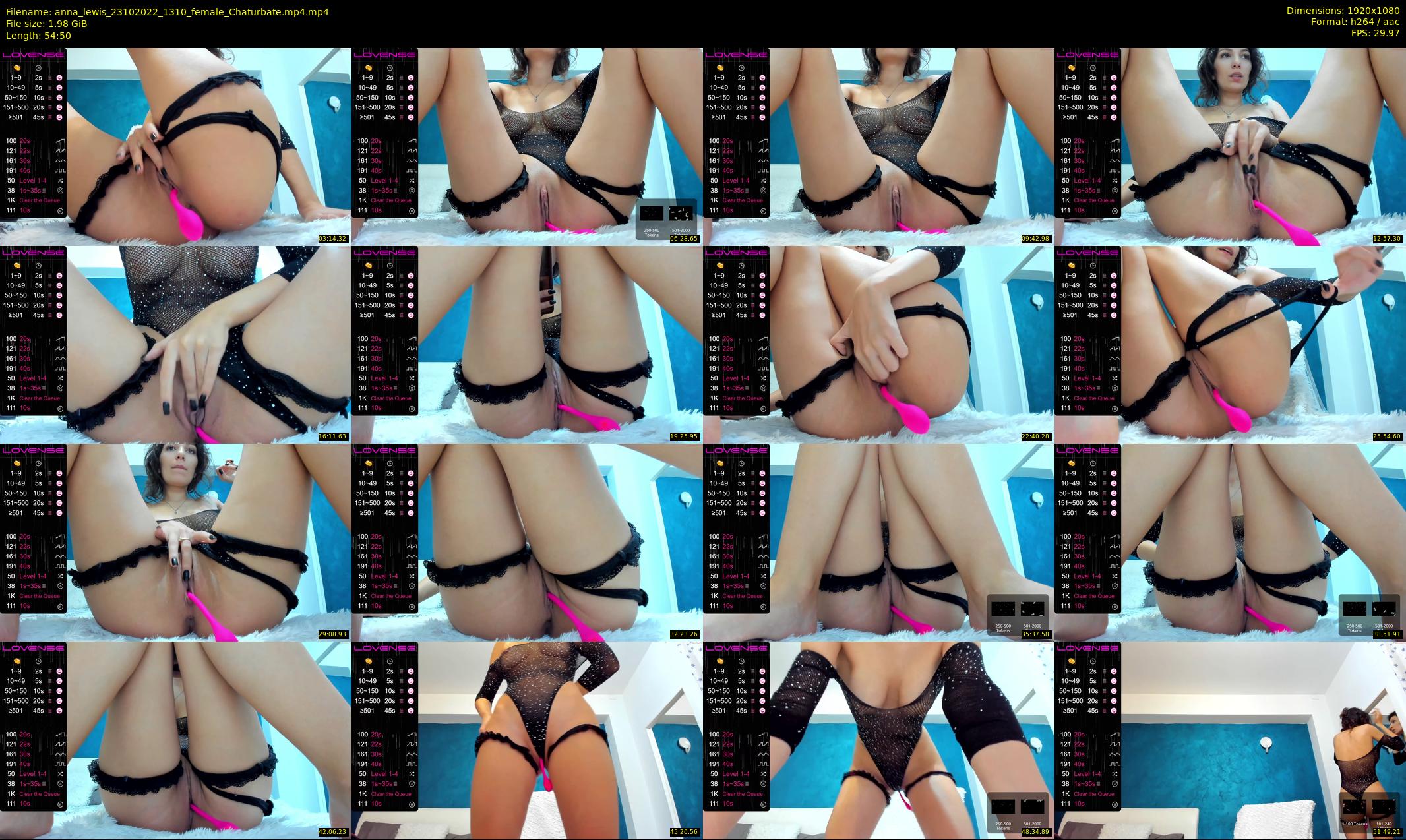 anna_lewis — 55 minute Chaturbate female cam show recording, 1080p, Oct 23, 2022