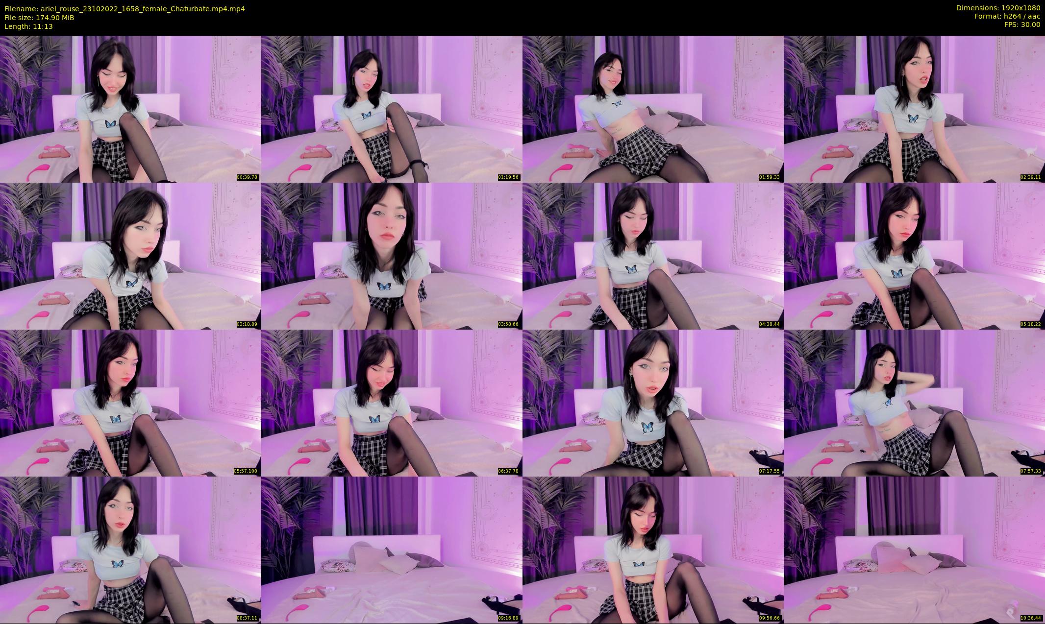 ariel_rouse — 12 minute Chaturbate female cam show recording, 1080p, Oct 23, 2022