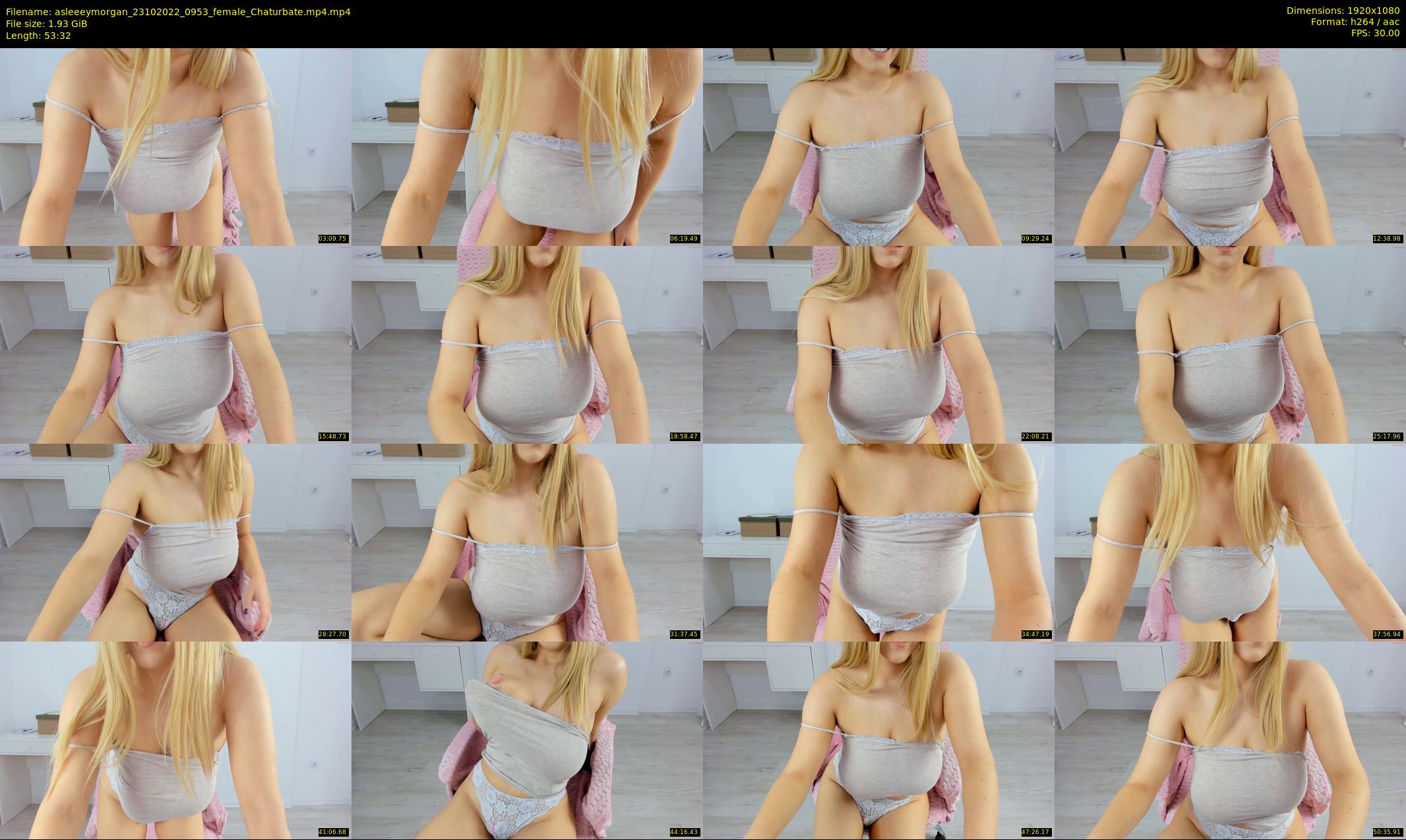 asleeeymorgan — 54 minute Chaturbate female cam show recording, 1080p, Oct 23, 2022