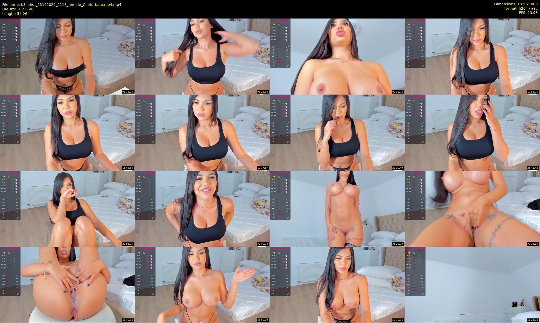 b3llahot — 55 minute Chaturbate female cam show recording, 1080p, Oct 23, 2022