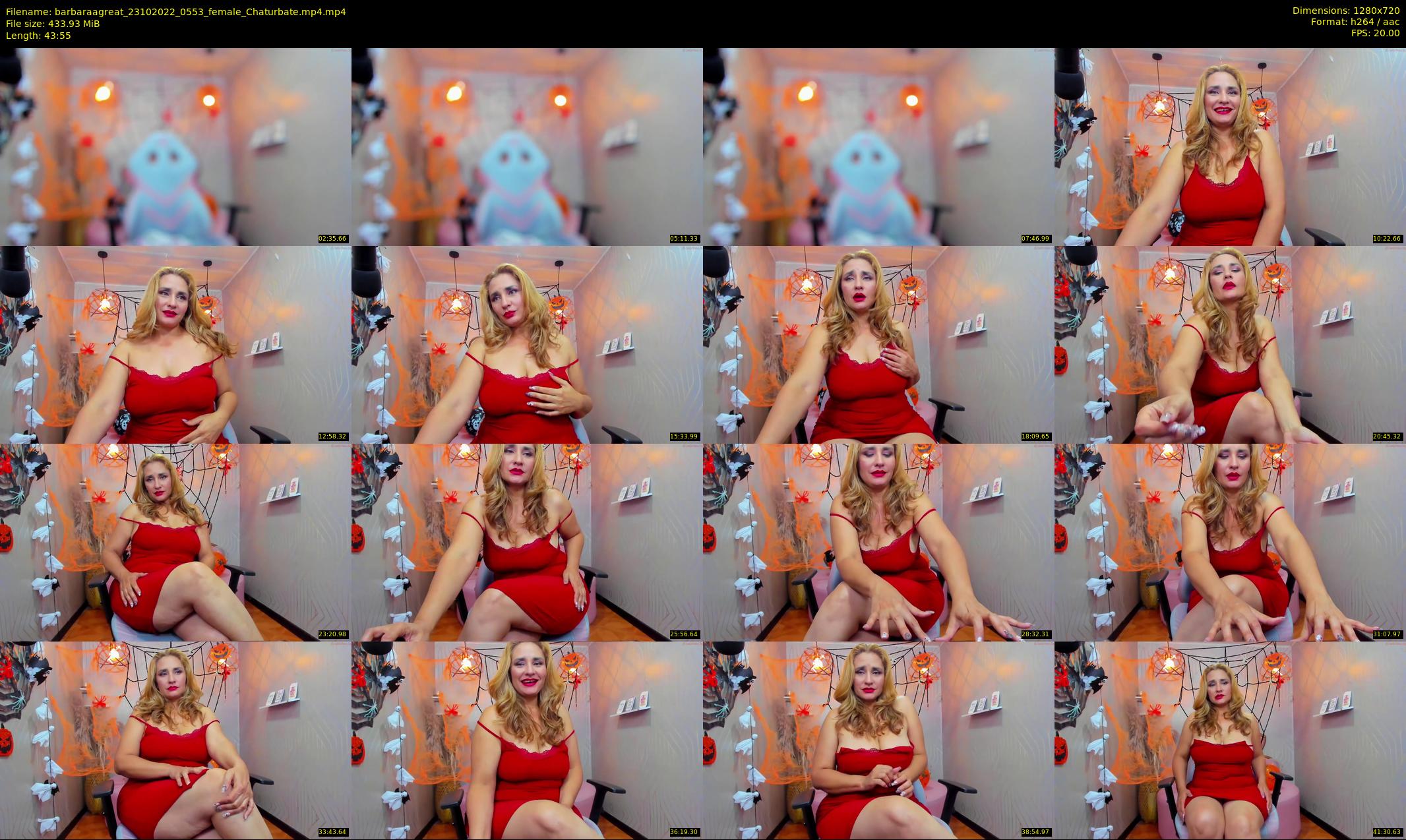 barbaraagreat — 44 minute Chaturbate female cam show recording, 720p, Oct 23, 2022