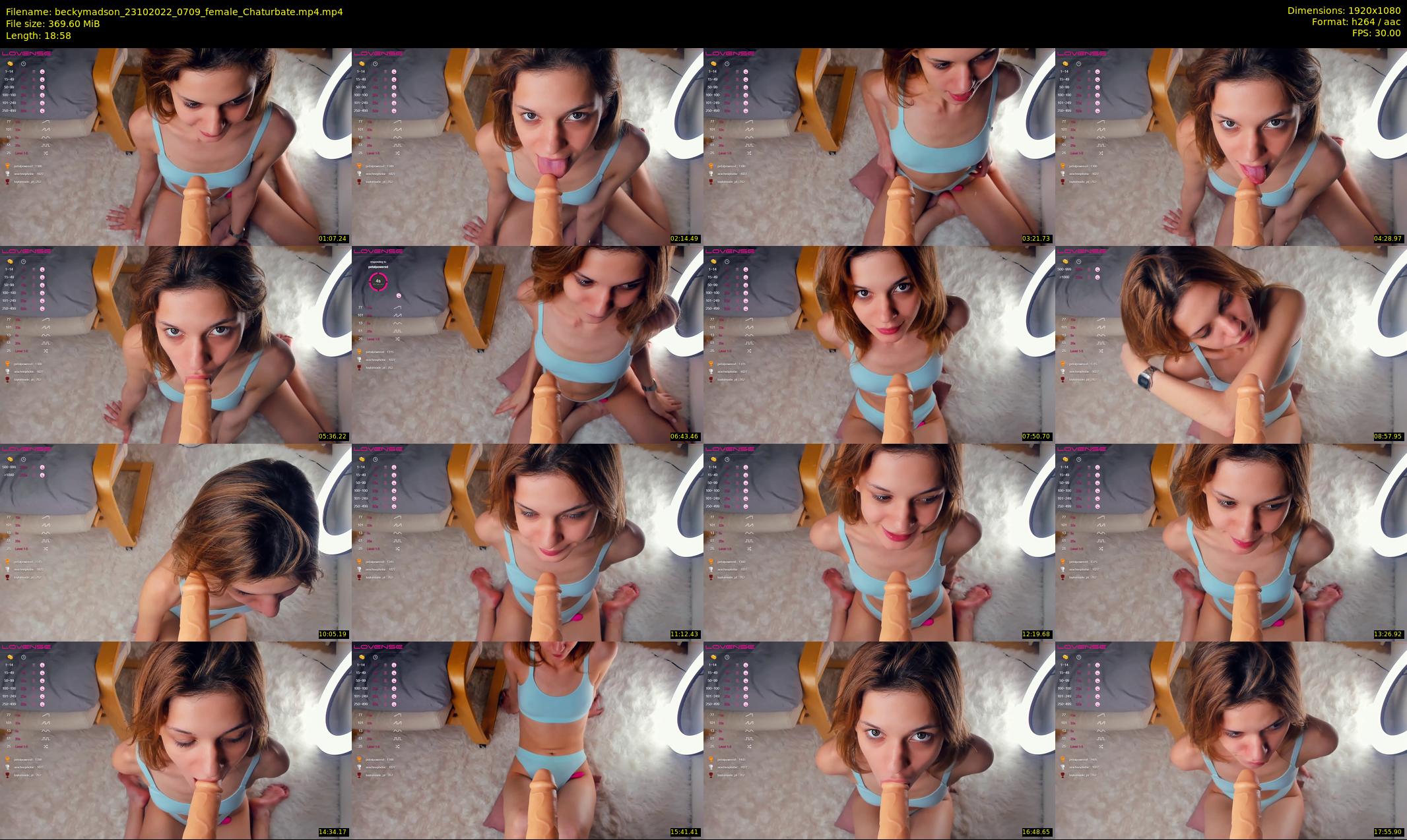 beckymadson — 19 minute Chaturbate female cam show recording, 1080p, Oct 23, 2022