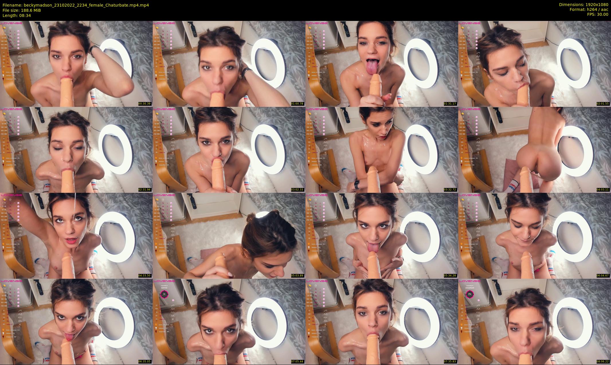 beckymadson — 9 minute Chaturbate female cam show recording, 1080p, Oct 23, 2022