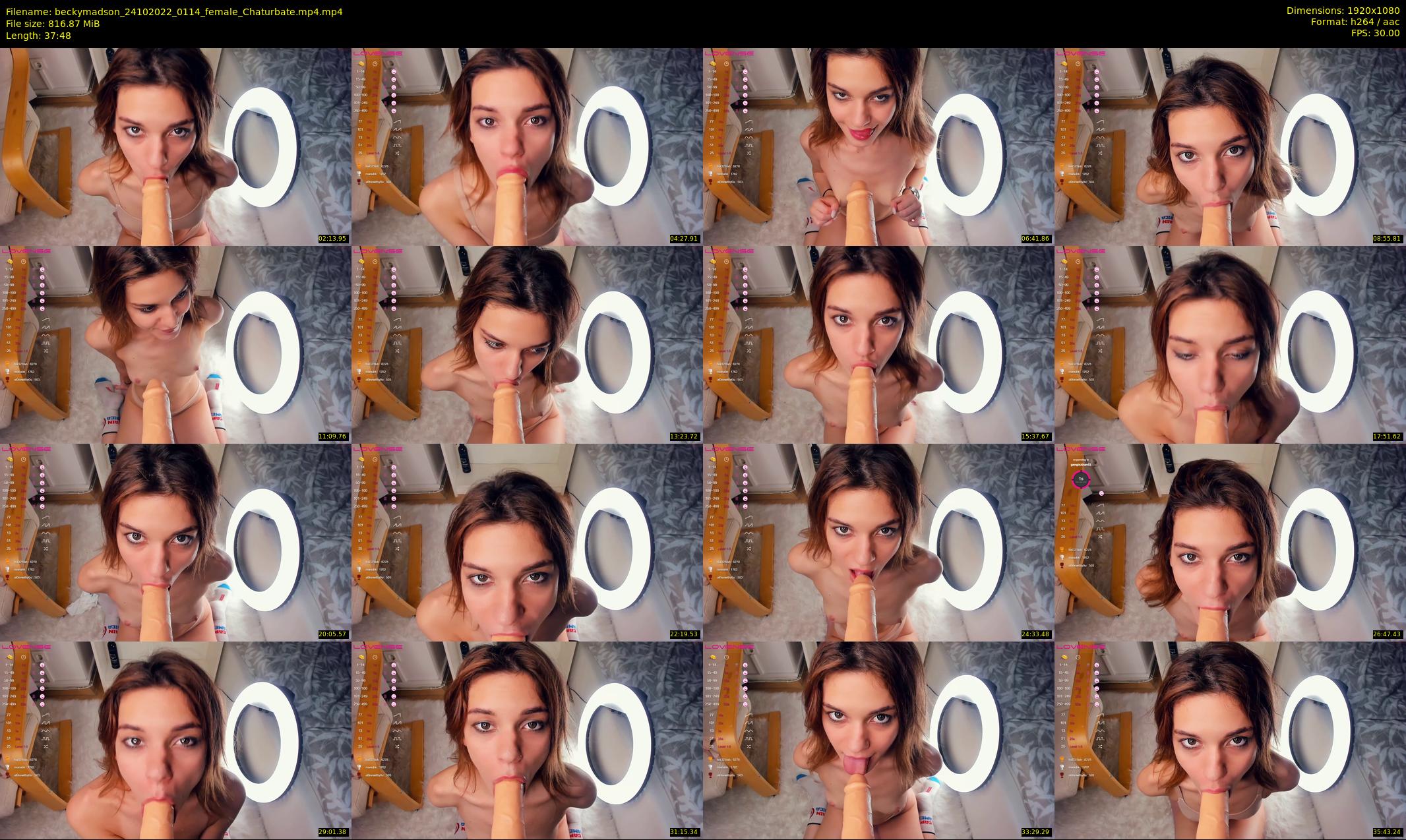 beckymadson — 38 minute Chaturbate female cam show recording, 1080p, Oct 24, 2022