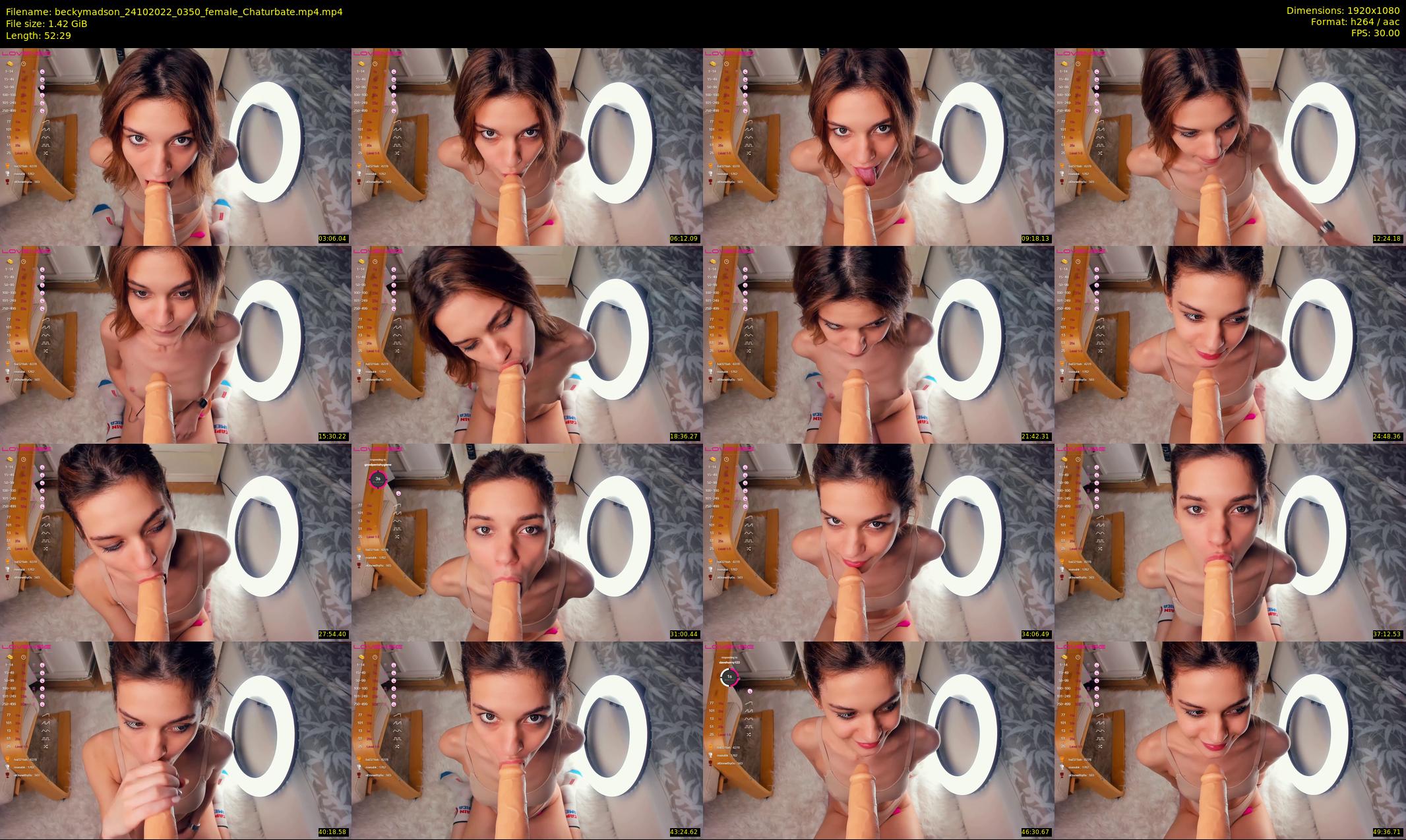 beckymadson — 53 minute Chaturbate female cam show recording, 1080p, Oct 24, 2022