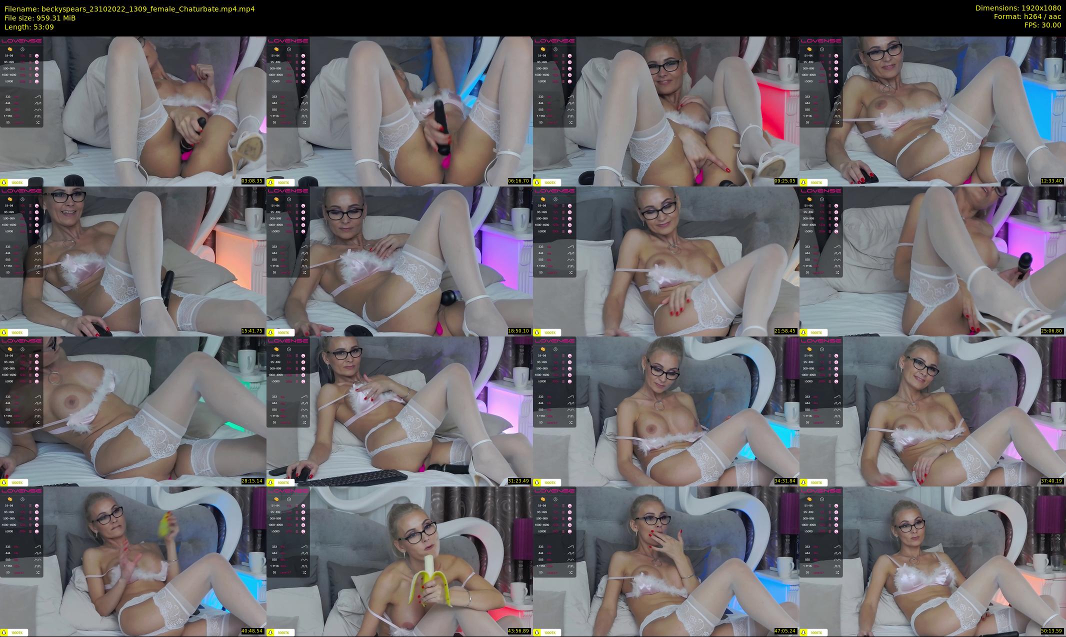 beckyspears — 54 minute Chaturbate female cam show recording, 1080p, Oct 23, 2022