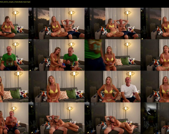 blondefoxsilverfox — 56 minute Chaturbate couple cam show recording, 1080p, Oct 24, 2022