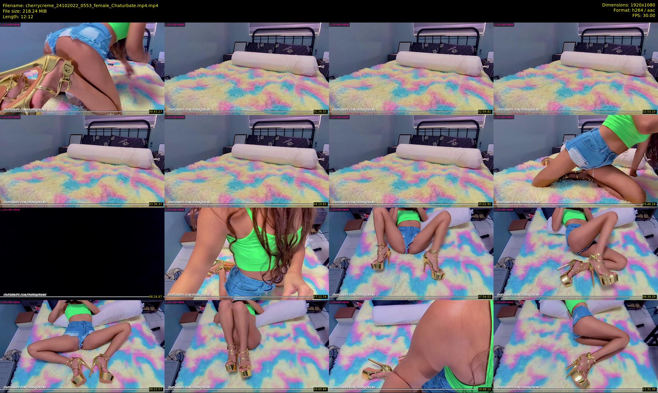 cherrycreme — 13 minute Chaturbate female cam show recording, 1080p, Oct 24, 2022