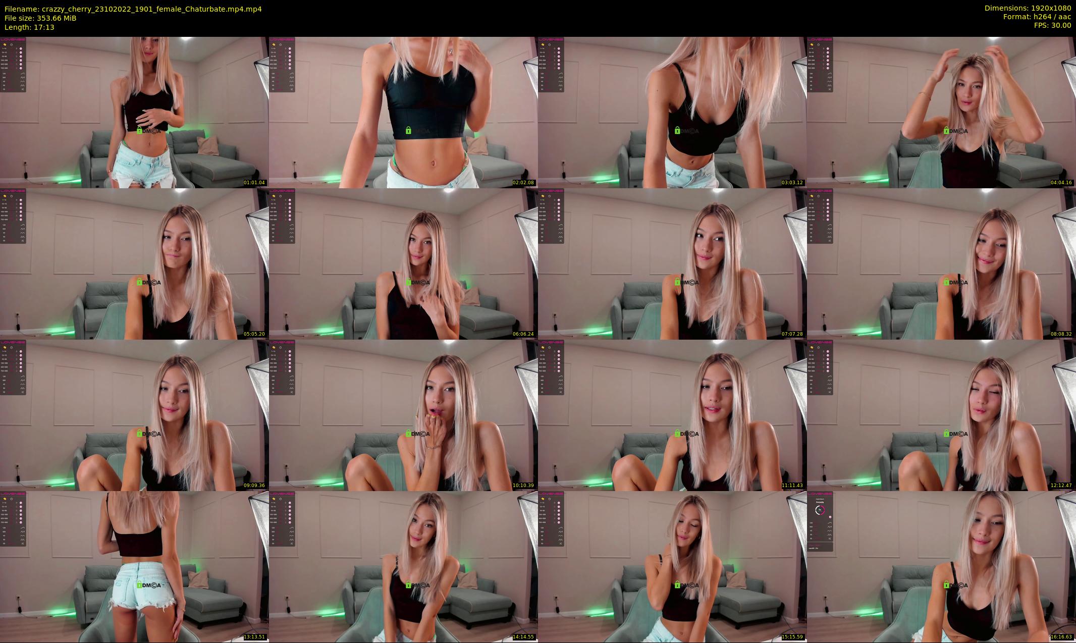 crazzy_cherry — 18 minute Chaturbate female cam show recording, 1080p, Oct 23, 2022