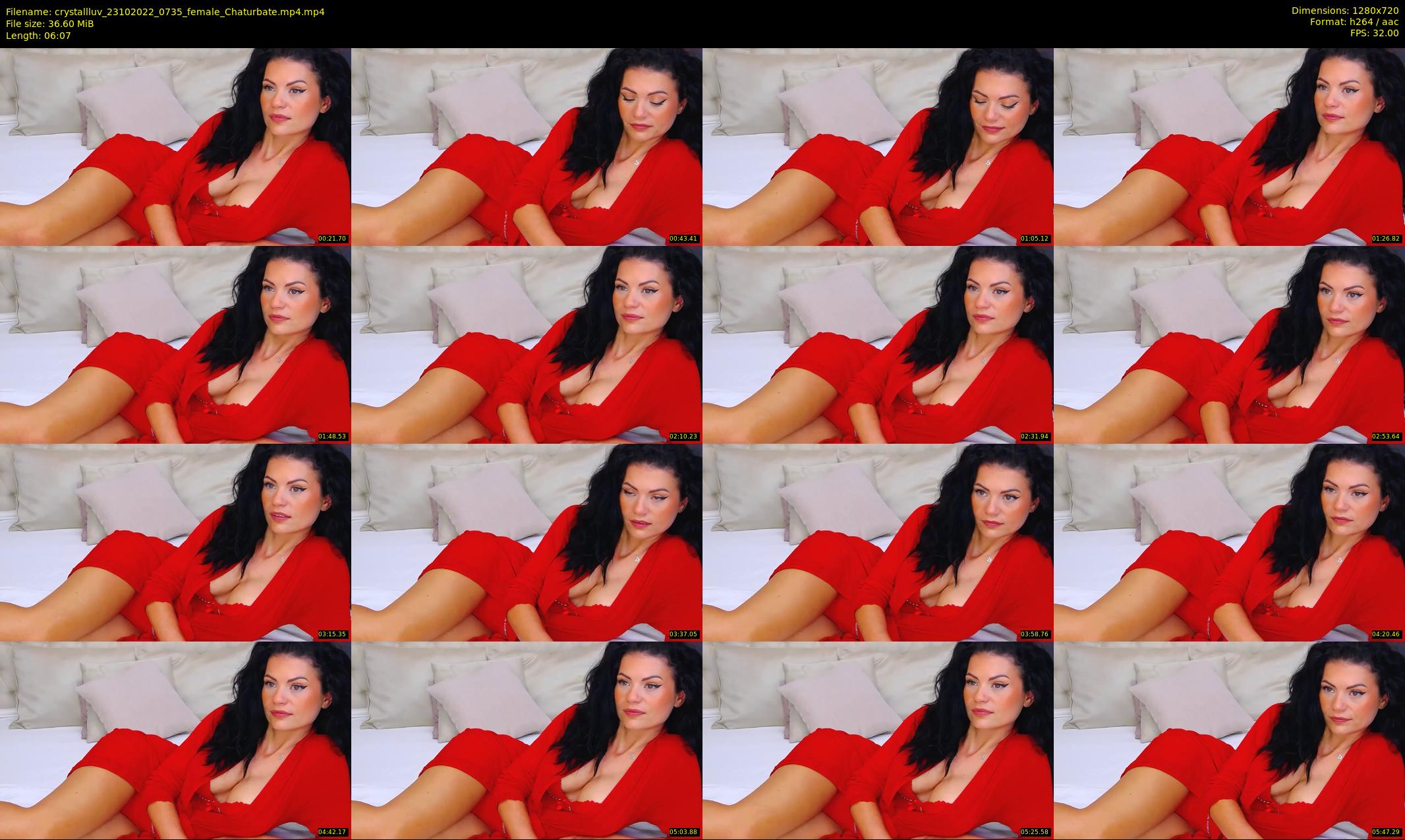 crystallluv — 7 minute Chaturbate female cam show recording, 720p, Oct 23, 2022