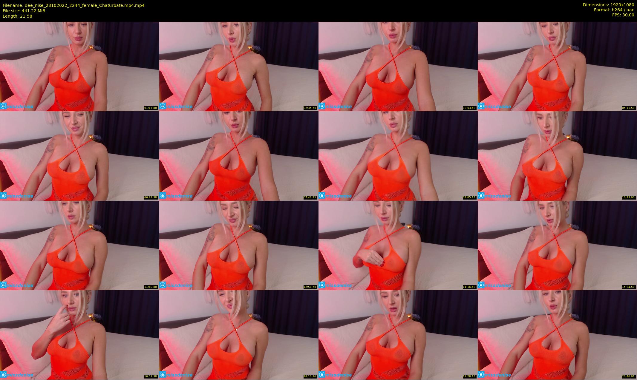 dee_nise — 22 minute Chaturbate female cam show recording, 1080p, Oct 23, 2022