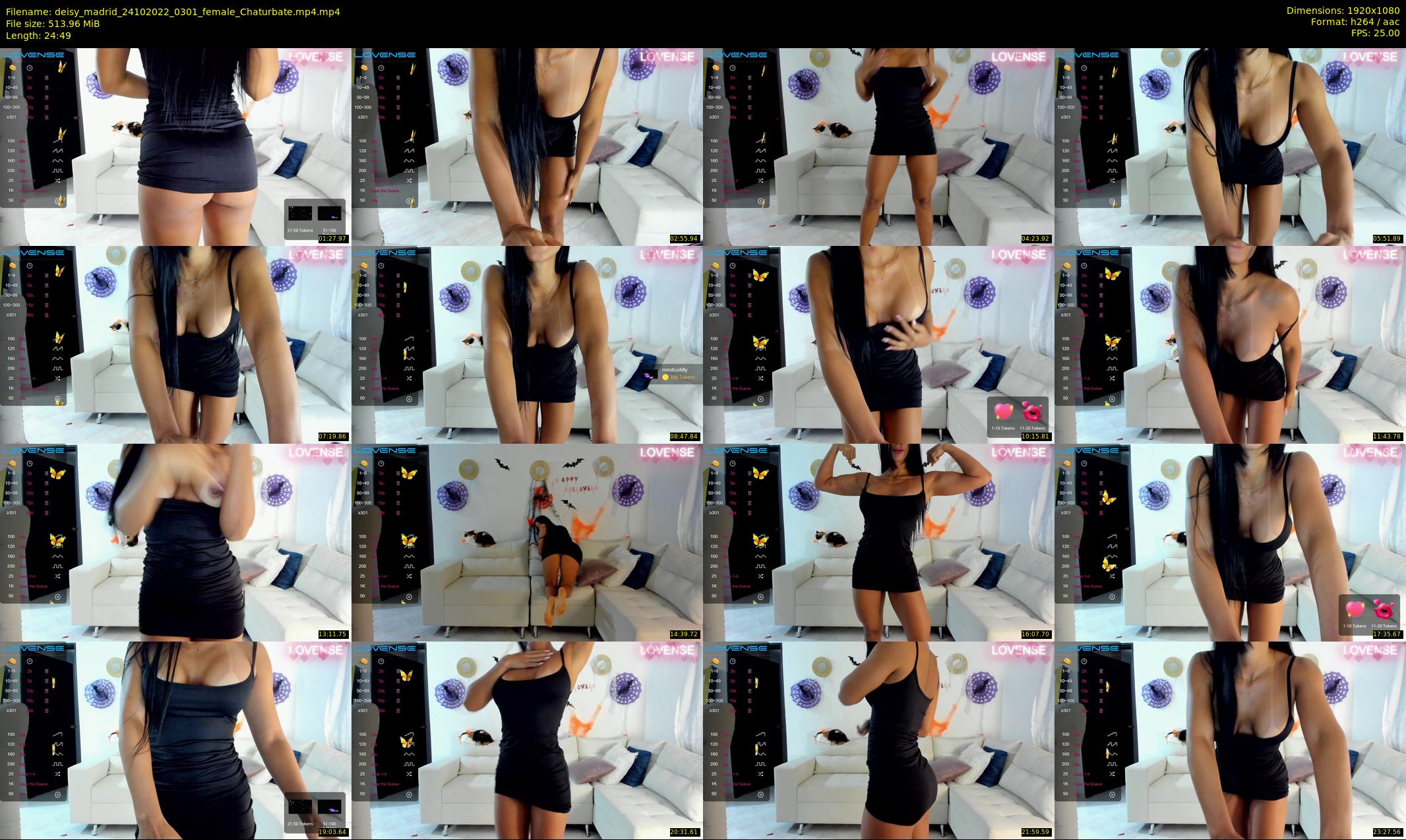 deisy_madrid — 25 minute Chaturbate female cam show recording, 1080p, Oct 24, 2022