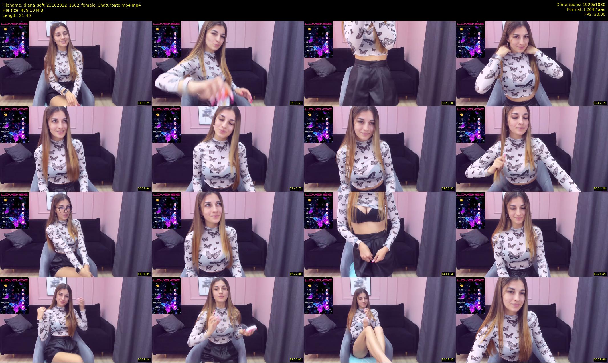 diana_soft — 22 minute Chaturbate female cam show recording, 1080p, Oct 23, 2022