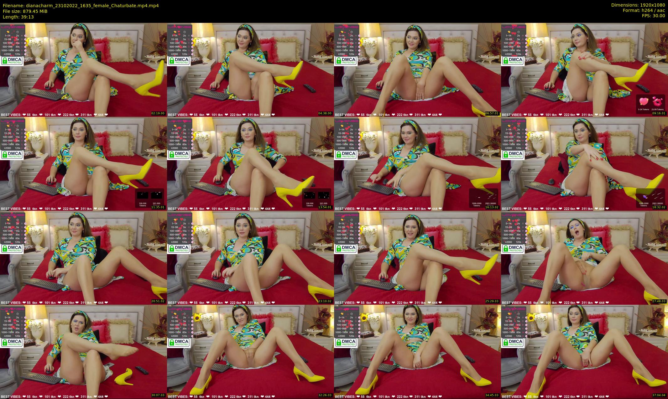 dianacharm — 40 minute Chaturbate female cam show recording, 1080p, Oct 23, 2022