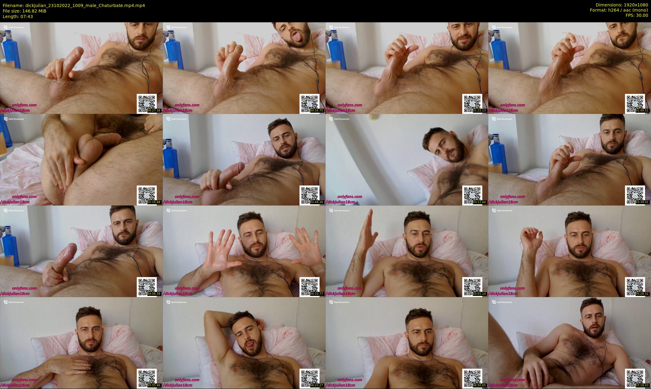 dickjulian — 8 minute Chaturbate male cam show recording, 1080p, Oct 23, 2022