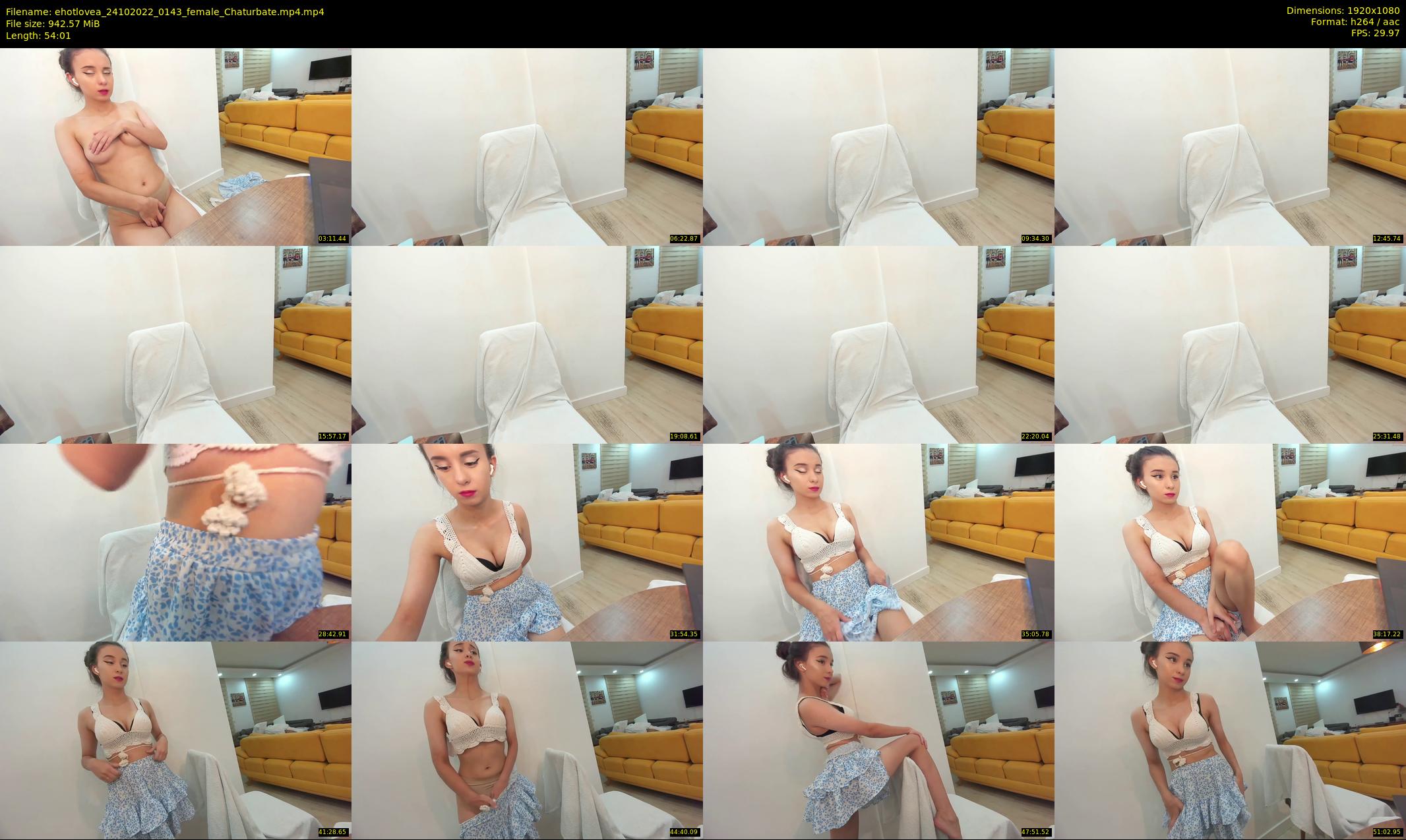 ehotlovea — 55 minute Chaturbate female cam show recording, 1080p, Oct 24, 2022